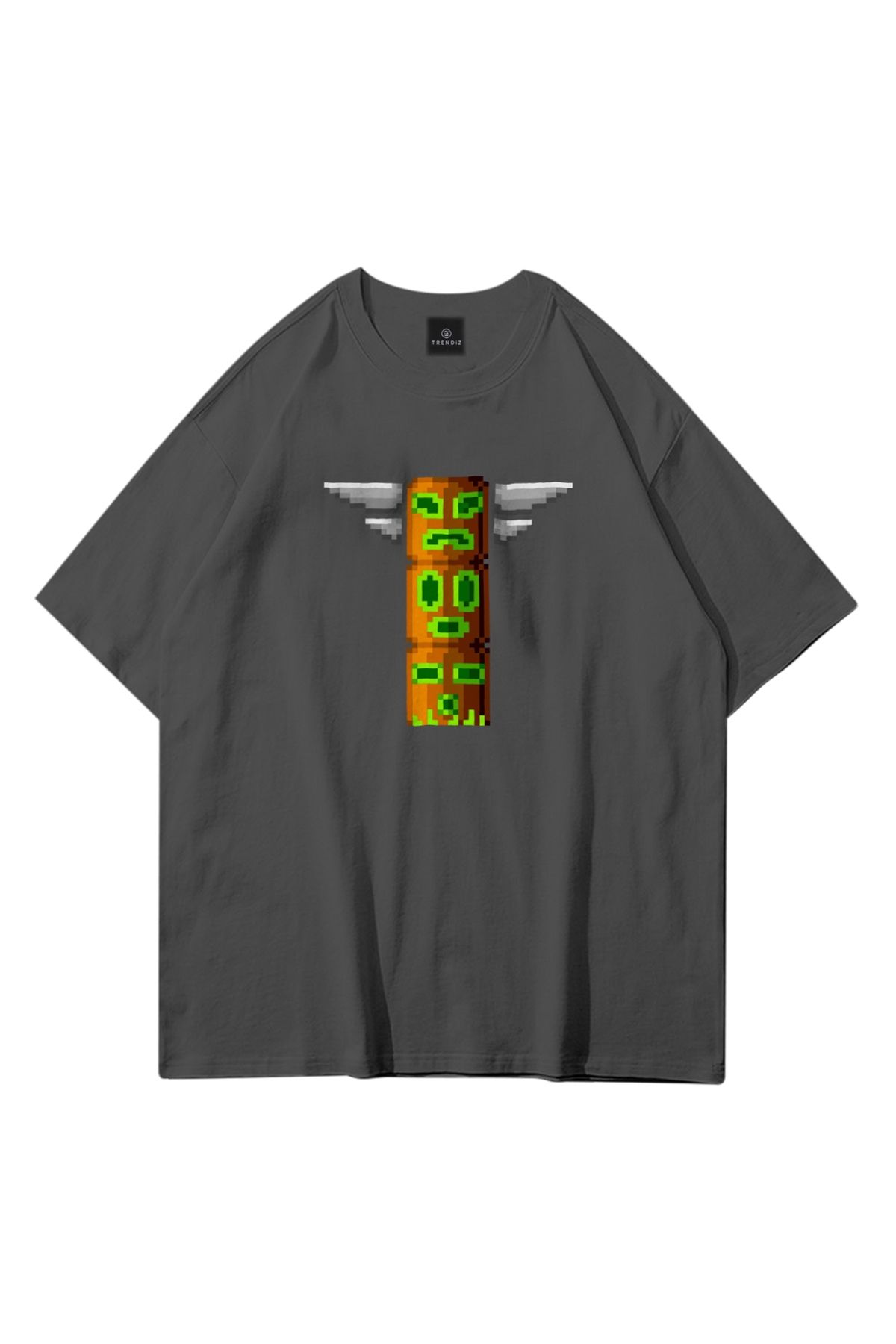 Trendiz-Totem Sonic Unisex Anthracite T-Shirt 1