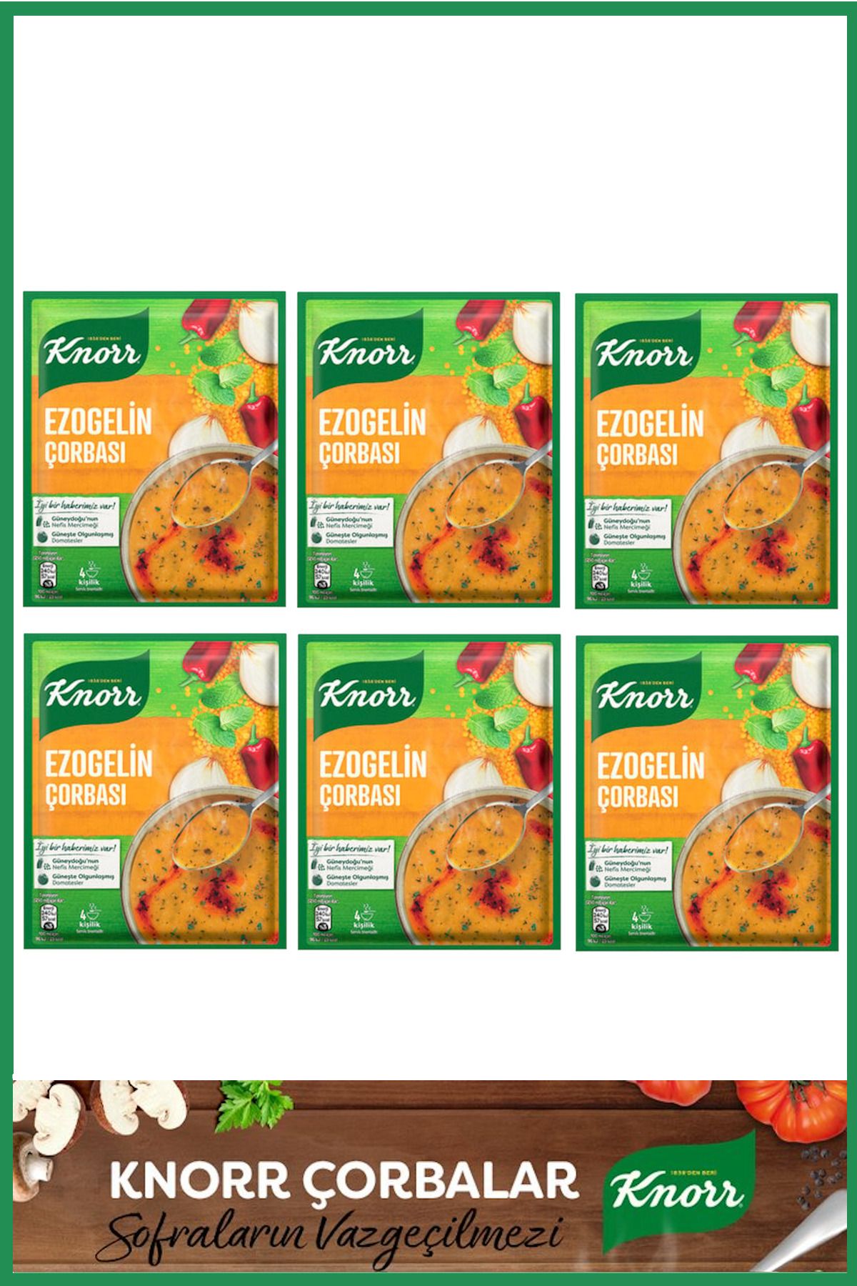 Knorr Ezogelin Çorbası 74 gr x 6 Adet