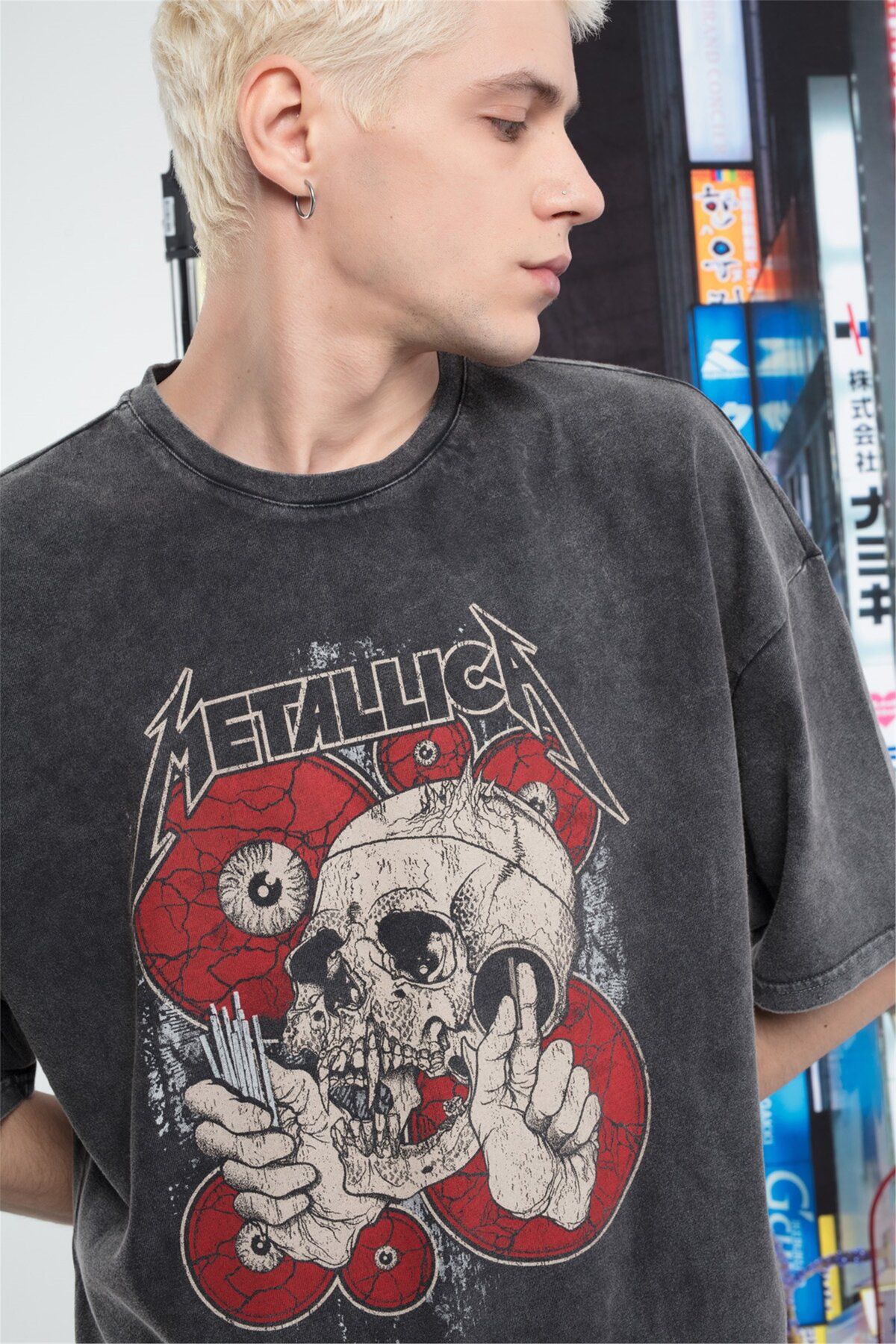 Trendiz-Men's Metallica Tshirt Anthracite 3