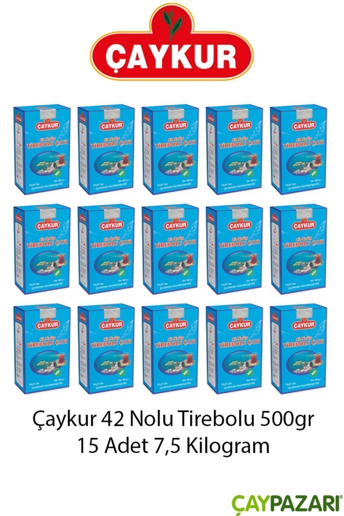 Çaykur Tirebolu 42 Çay 500 gr 15 Adet
