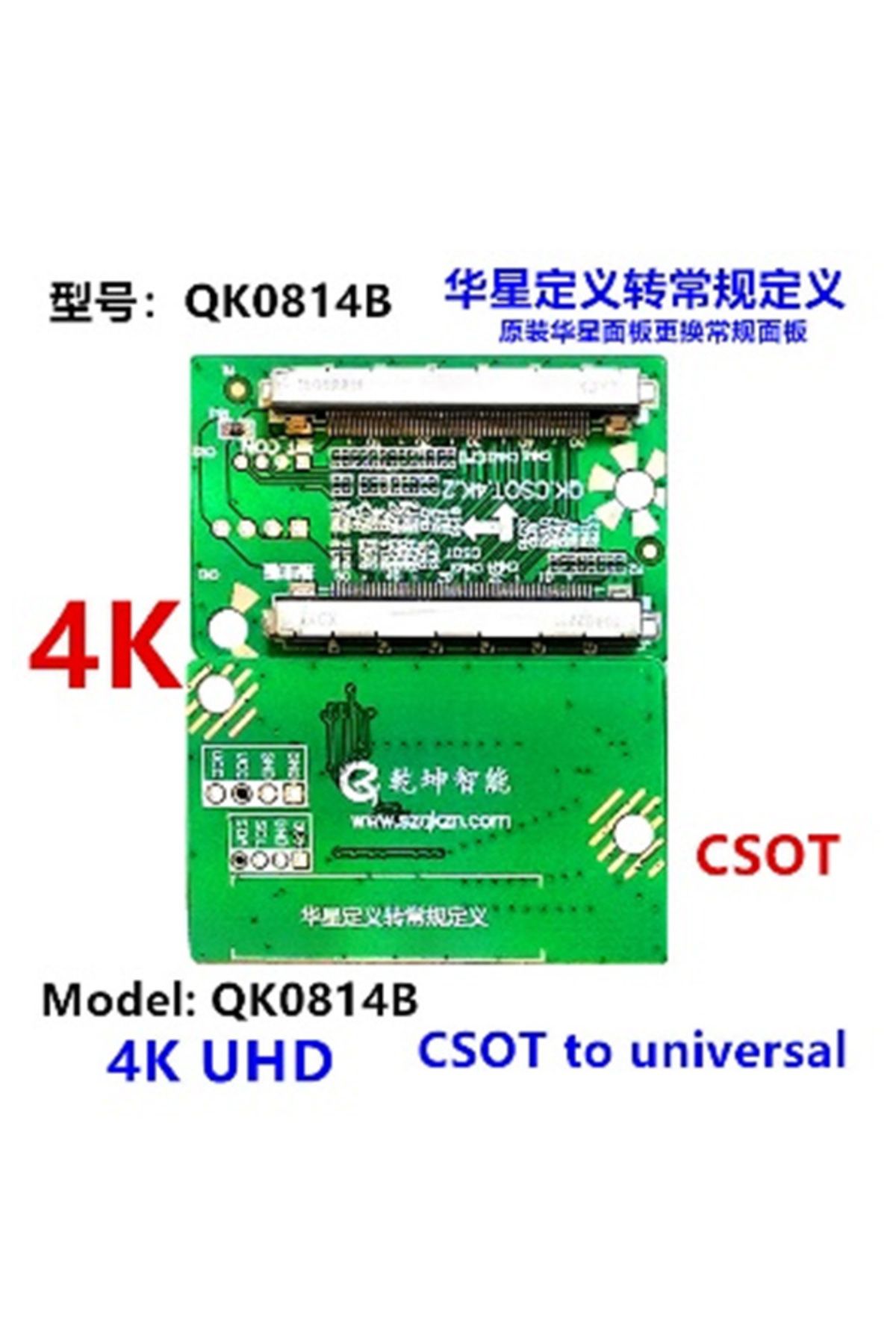 feifei Lcd Panel Flexi Repair Kart Qk.Csot.4K.2 4K Uhd Üni Qk0814B
