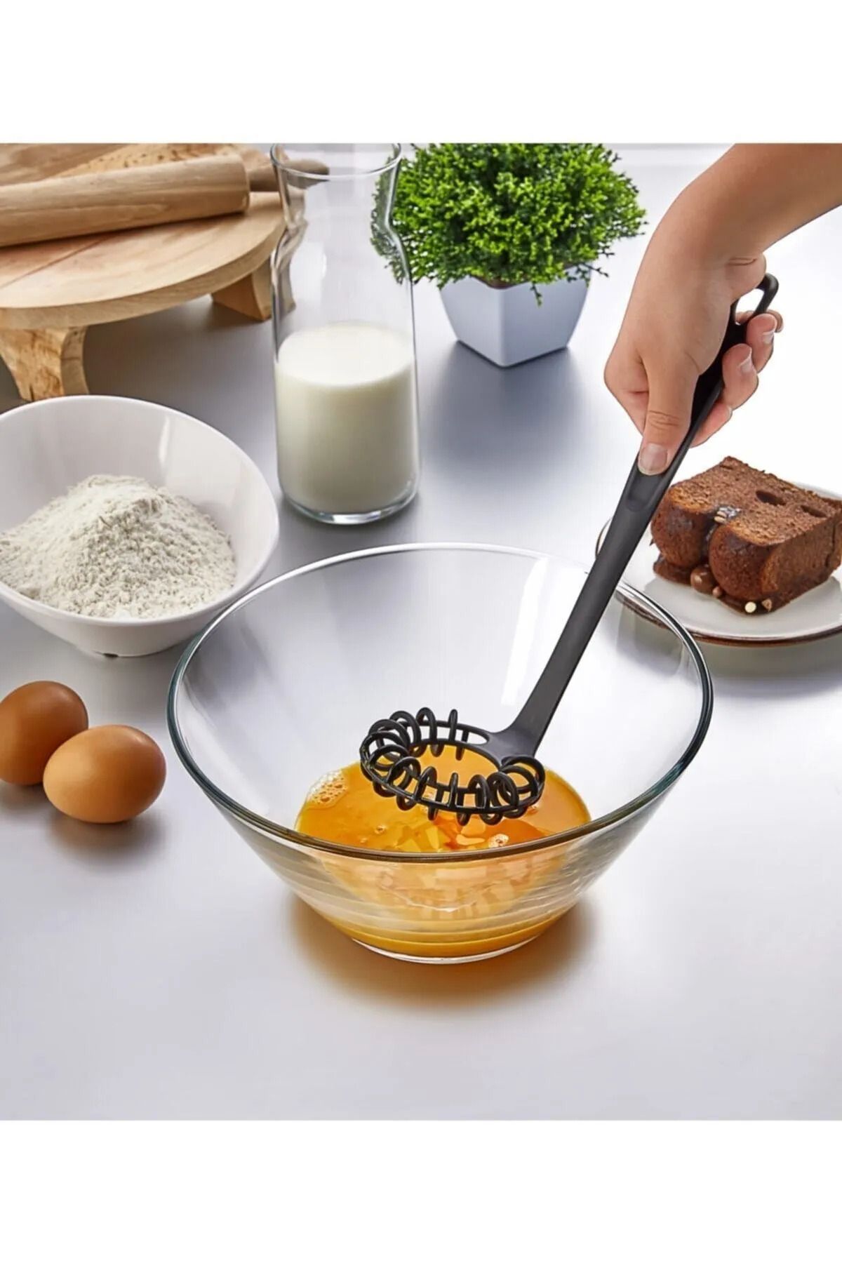 OEM Pratik Spiral Çırpıcı Un- Yumurta - Krema Karıştırıcı