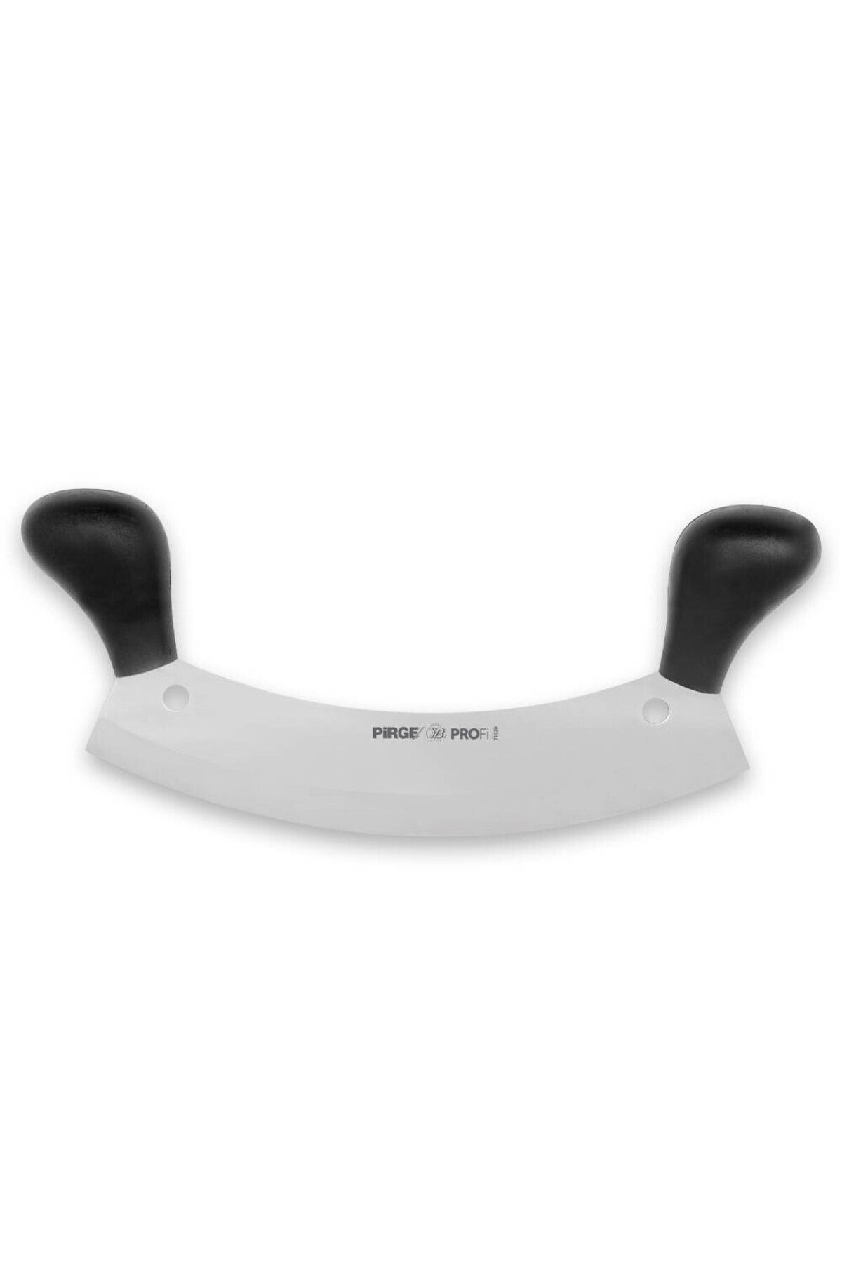 OEM Pirge 71120 Profi Kıyma, Pizza Satır, Zırh Bıçağı 26 cm - Siyah Çift Saplı