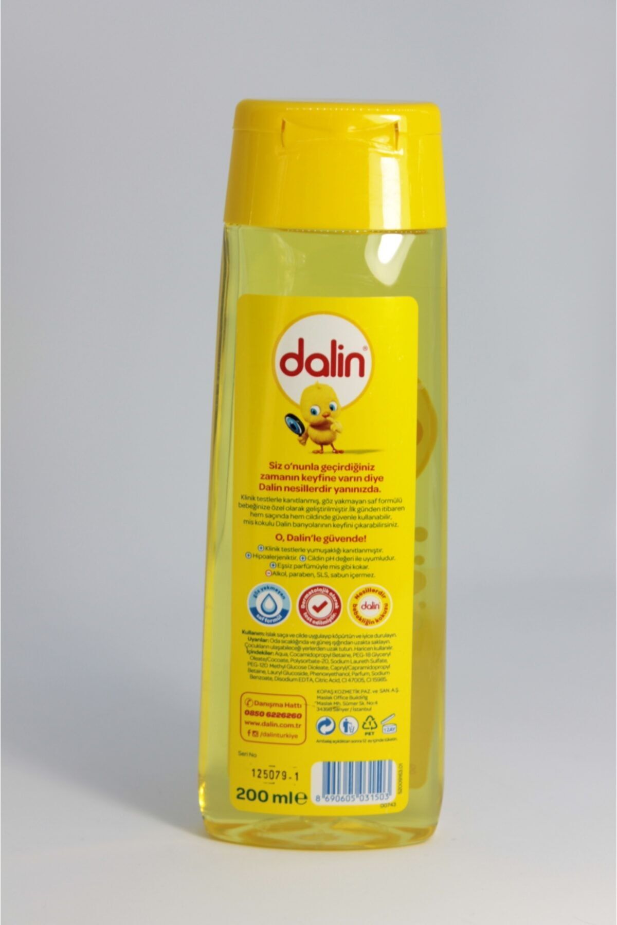 Dalin ŞAMPUAN 200 ML KLASİK 6 ADET fotoğrafı 3 (önizleme)