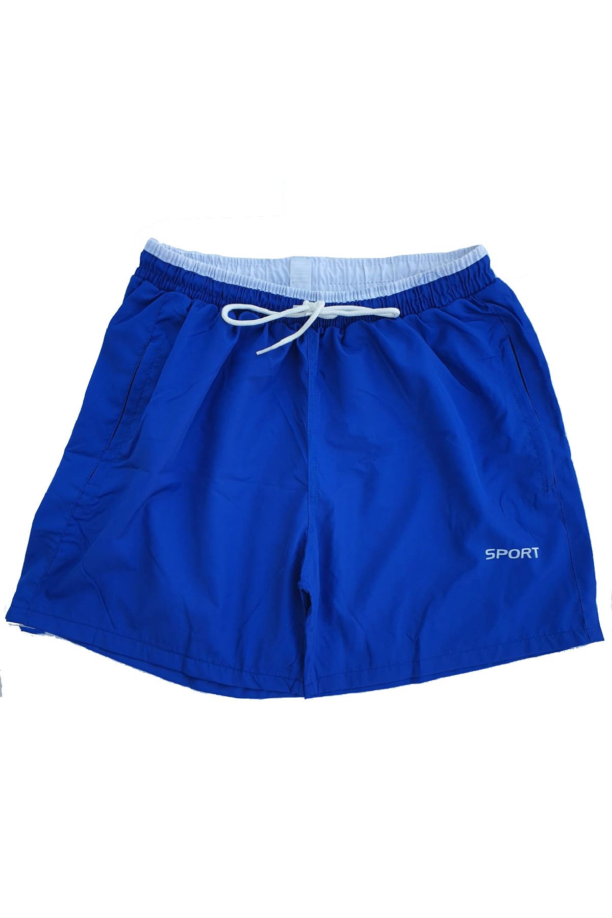 makiteks-Swim Shorts - 2 Pockets, Mesh Inside, Elastic Waist and Lacing Cord 1