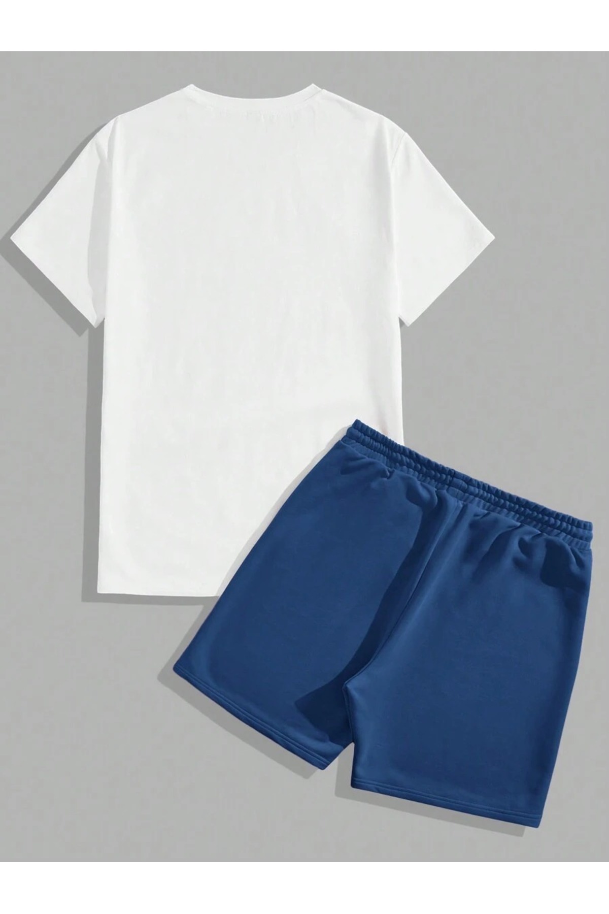 Josette-Rose Printed Black T-Shirt and Saks Shorts Set 2