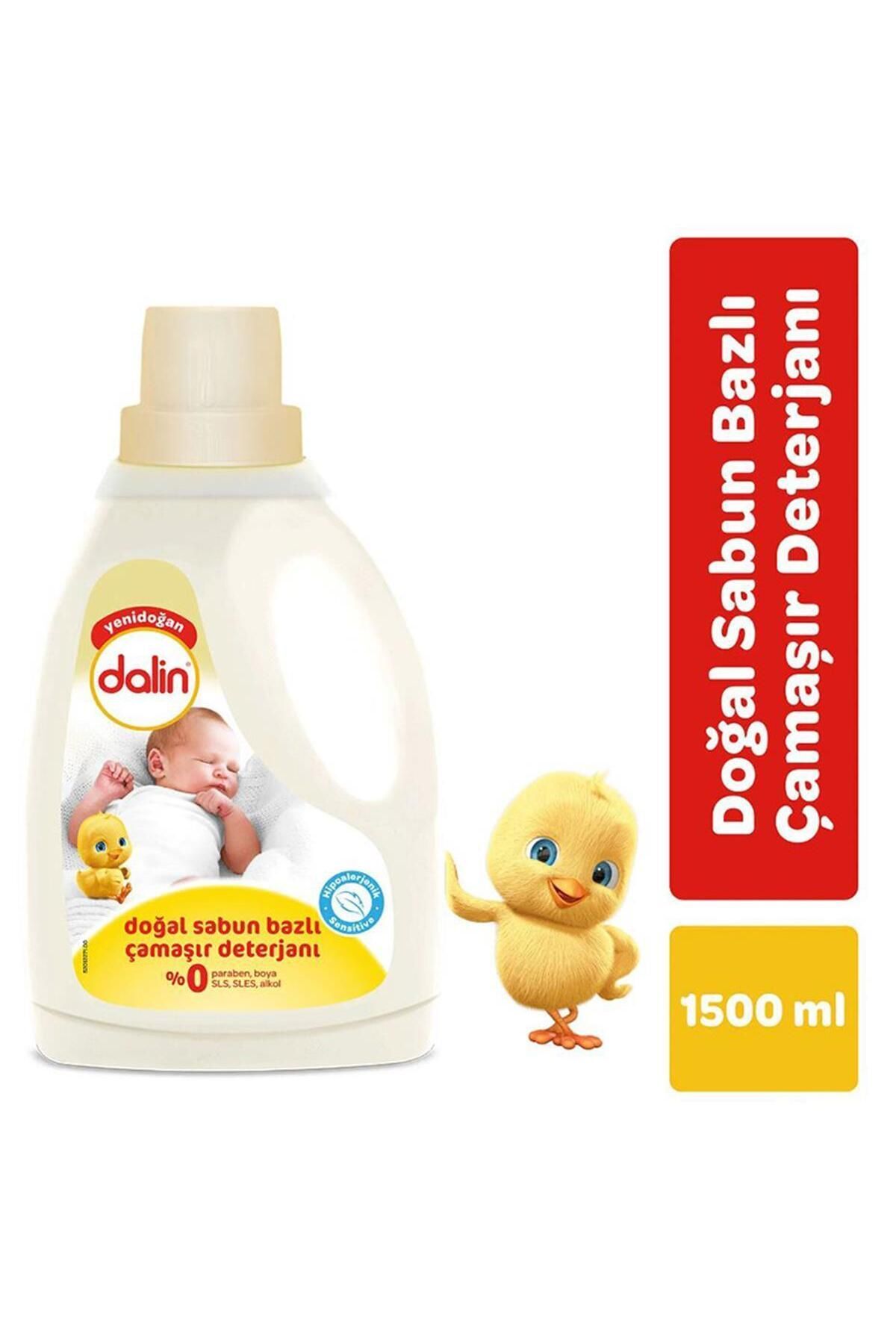 Dalin SIVI ÇAMAŞIR DETERJANI 1500ML DOĞAL SABUNLU 2 ADET fotoğrafı 2 (önizleme)