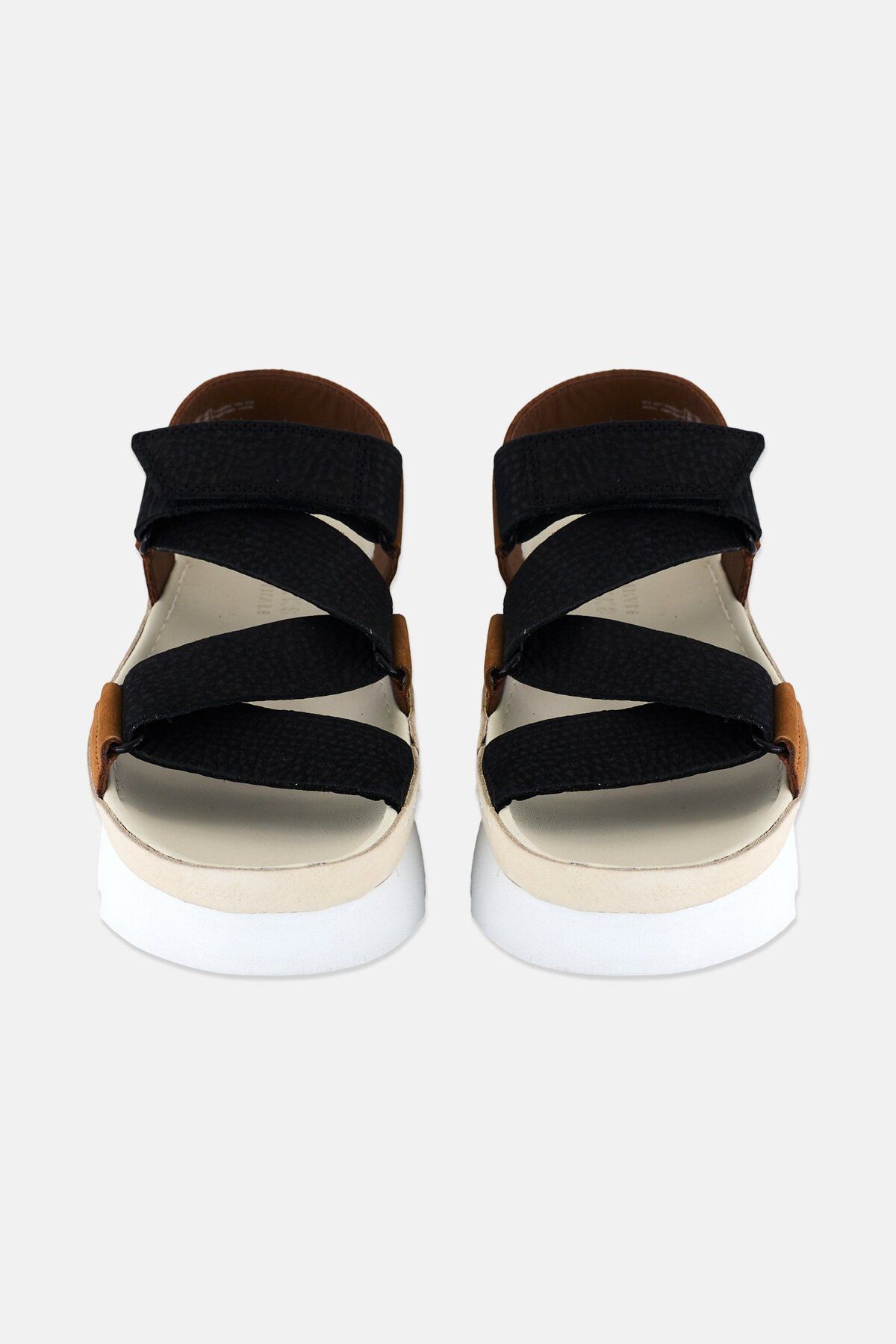 CLARKS-Women Ranger Elevtd Velcro Sandals, Black 4
