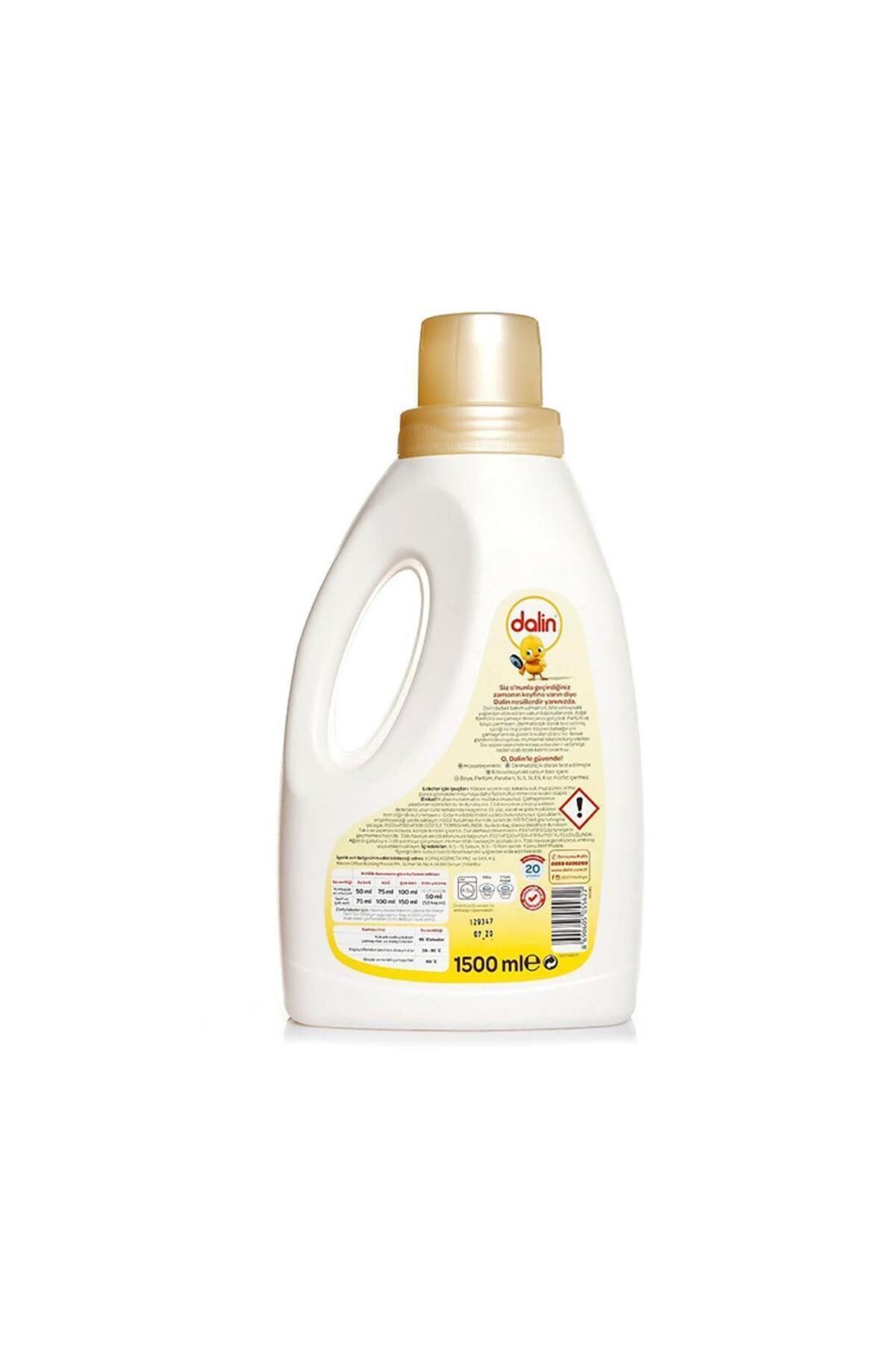 Dalin SIVI ÇAMAŞIR DETERJANI 1500ML DOĞAL SABUNLU 2 ADET fotoğrafı 3 (önizleme)