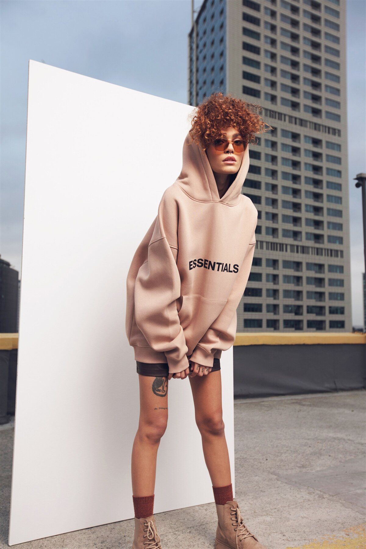 Trendiz-Unisex Stone Essentials Sweatshirt Kapuzenpullover 5