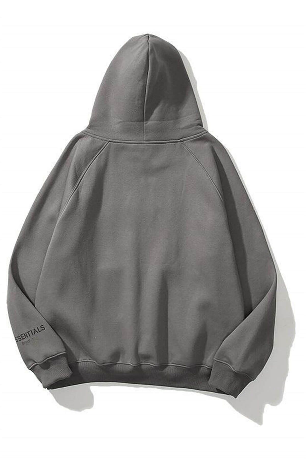 Trendiz-Unisex Anthrazit Essentials Sweatshirt Kapuzenpullover 2