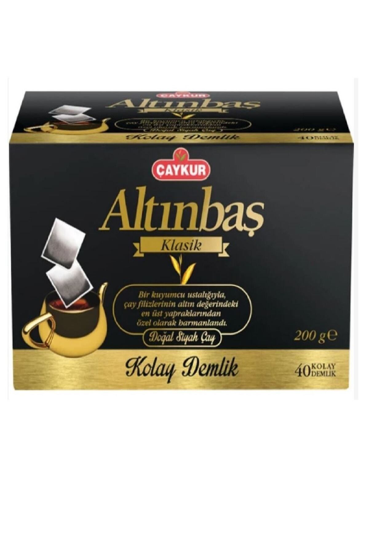 Çaykur Altınbaş Demlik Poşet Çay Sade 40*5gr 200gr 1 Paket