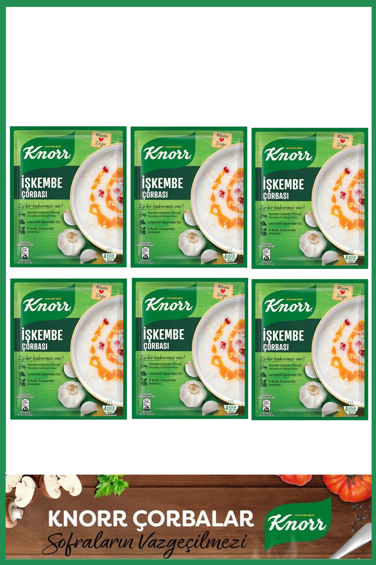 Knorr İşkembe Çorbası 63 gr x 6 Adet