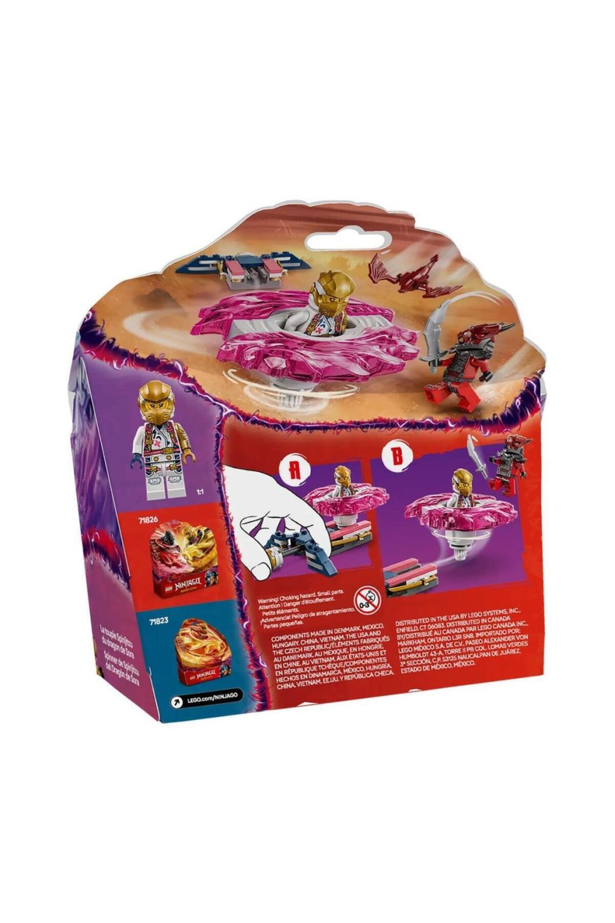 نسیسوورلد ۷۱۸۲۴ اسباب‌بازی ساختنی نینجاگو سورا دراگون اسپین‌جیتسو قطعه + سن