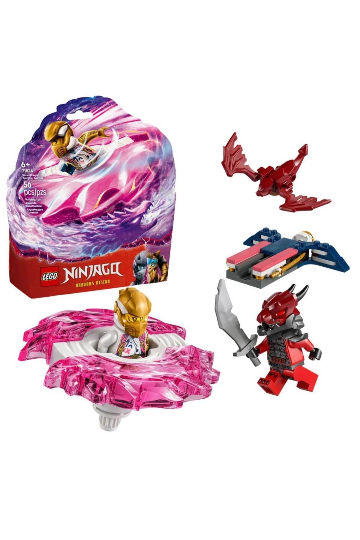 نسیسوورلد ۷۱۸۲۴ اسباب‌بازی ساختنی نینجاگو سورا دراگون اسپین‌جیتسو قطعه + سن