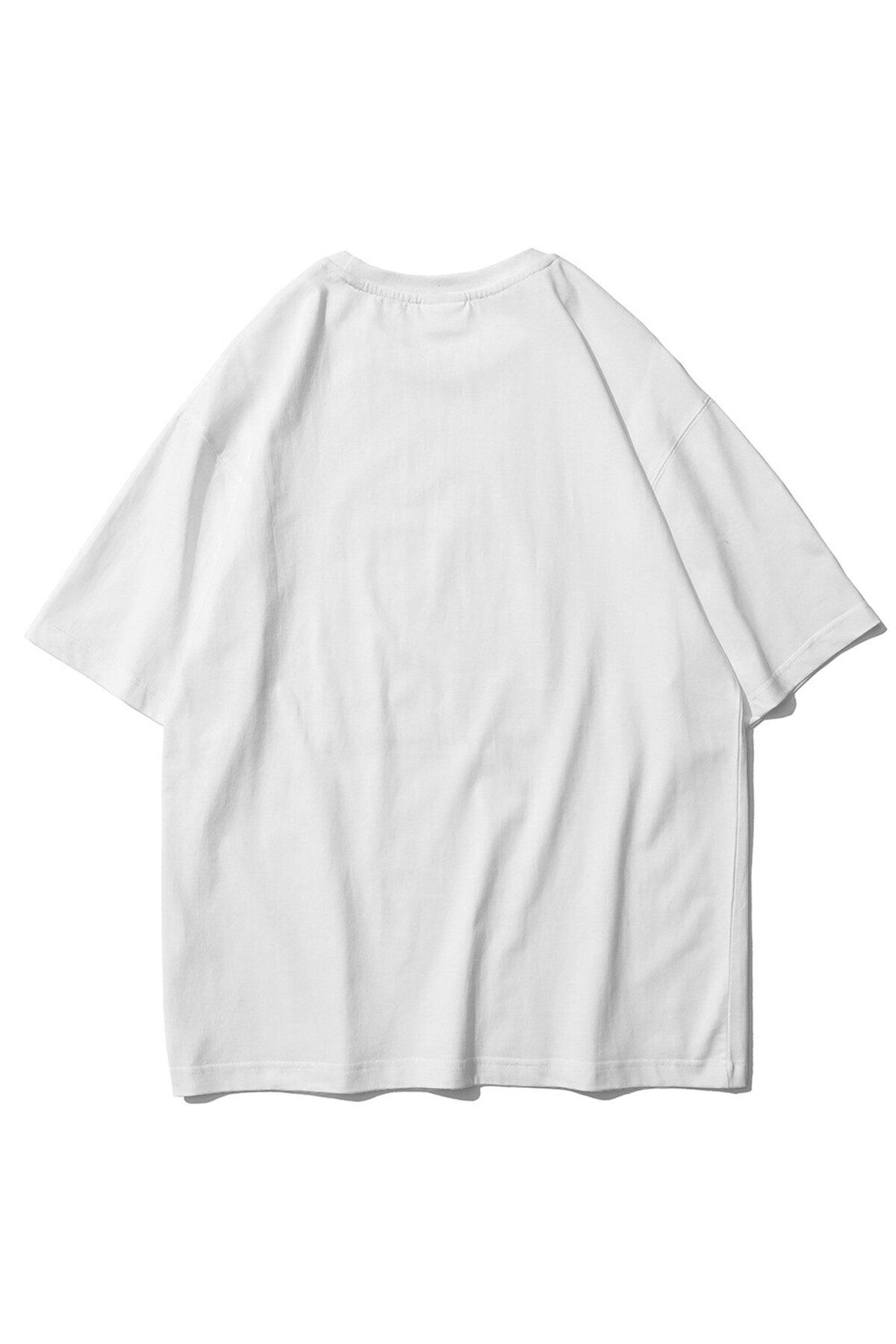 Trendiz-Unisex Psycho Biały T-shirt 2