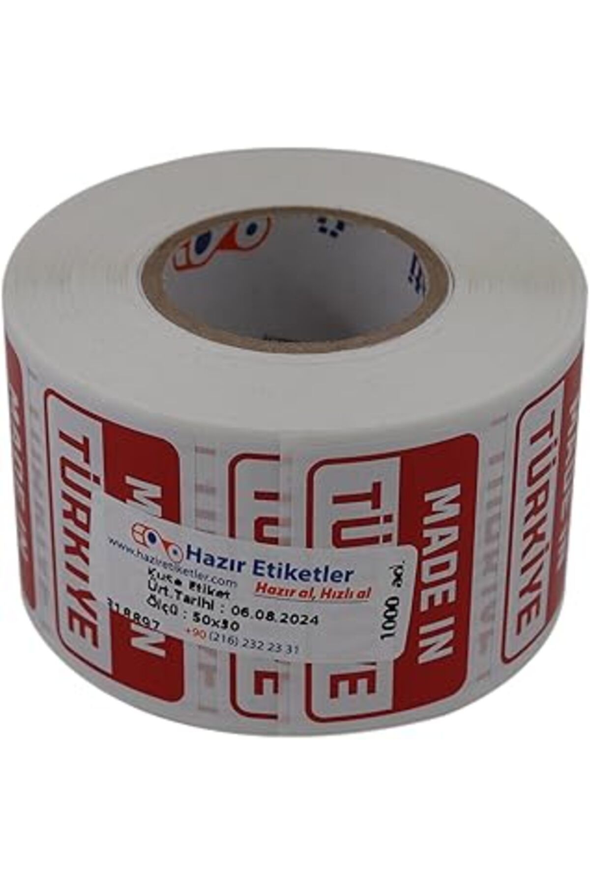robotrend Hazır Etiketler , Hazır Al Hızlı Al Made In Türkiye Baskılı Kuşe Etiket 50Mm X 30Mm 1000 Adet