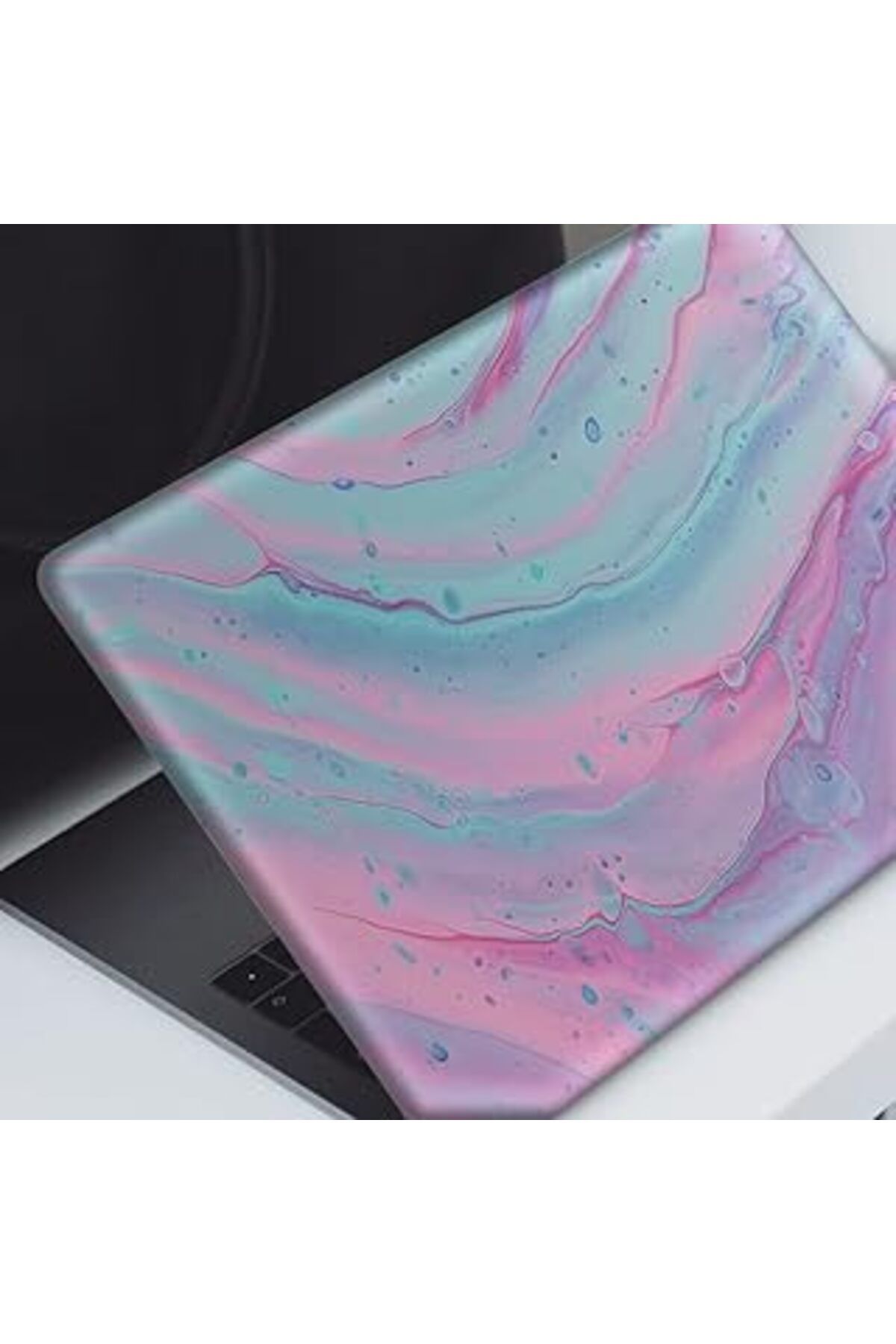 nazeninstoğu Artikel Lila Ebruli Desen Notebook Sticker