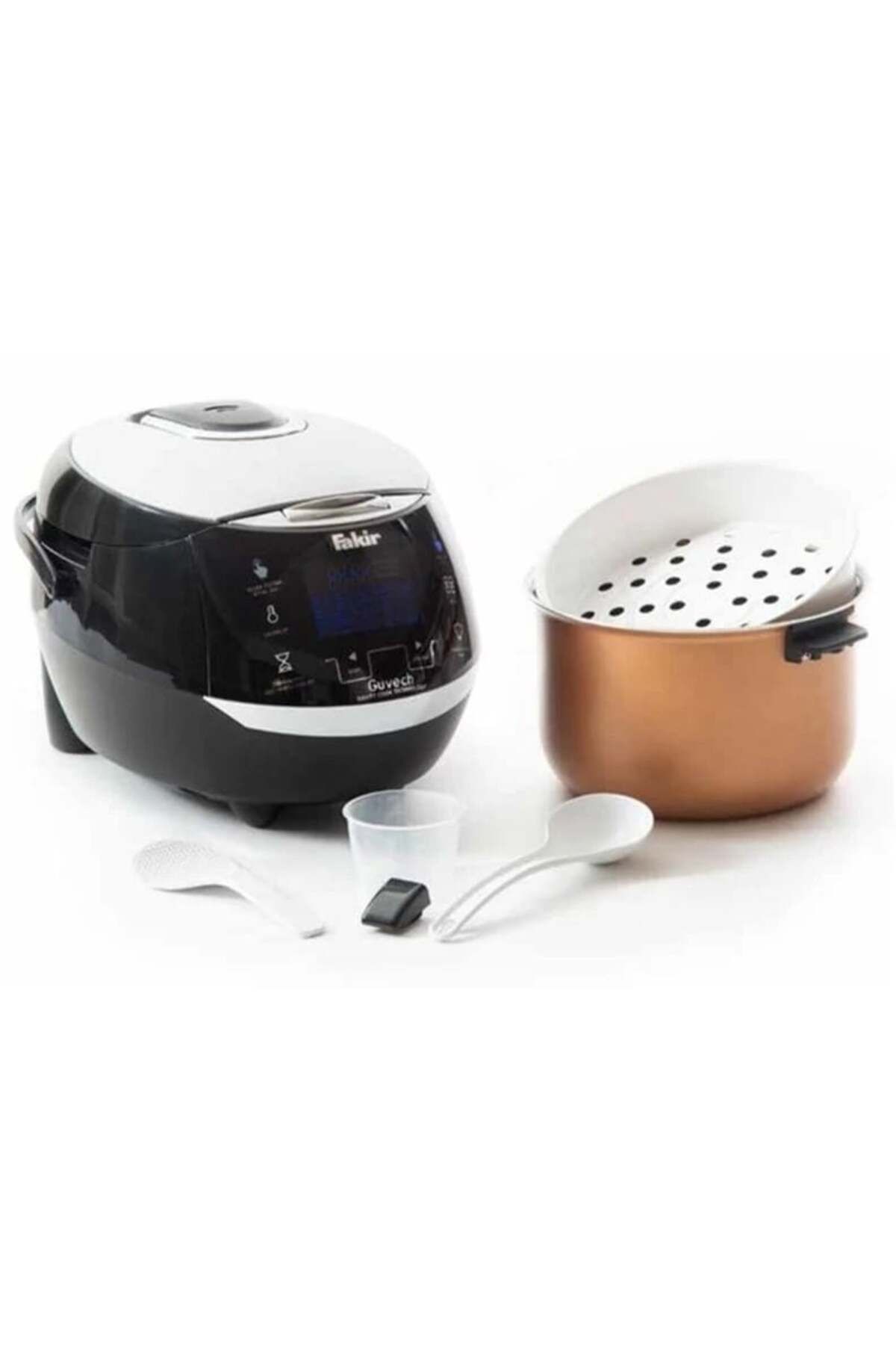 Fakir-Multicooker Guvech, 20 de programe incl. Abur si Sous-vide, 1000W, 5 L, Timer 24 h, Afisaj LCD 3