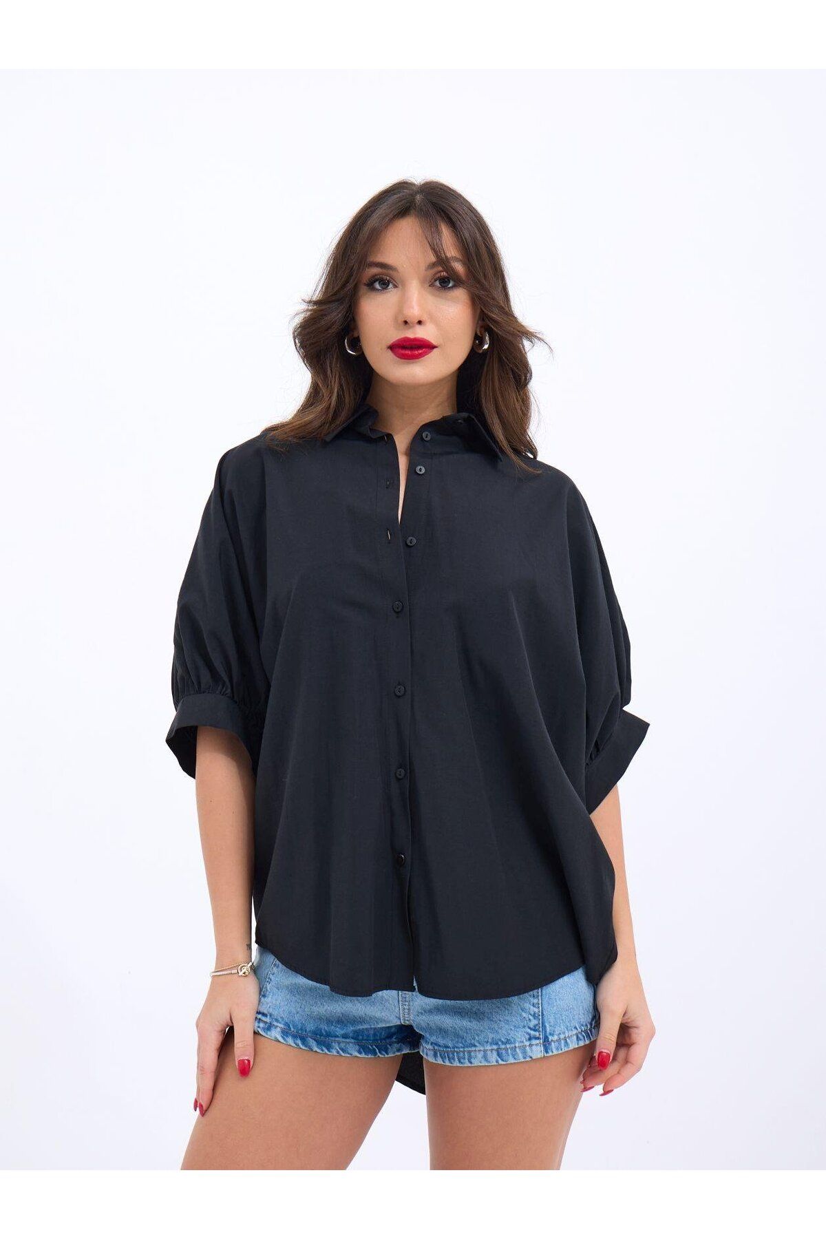 ASFSTORE 5190 GÖMLEK-SİYAH