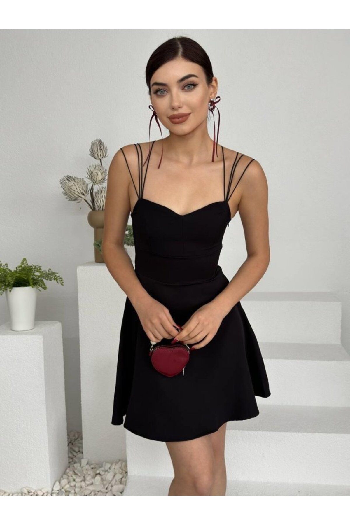 MHT STORE Vara Pul Payet Elbise