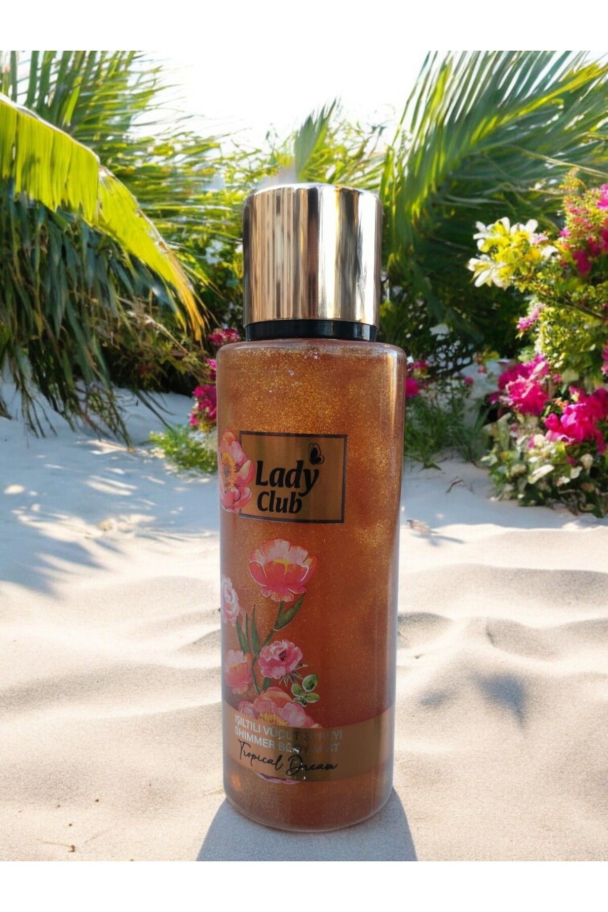 LADY CLUB Tropical Dream Işıltılı Vücut Spreyi – 250 ml