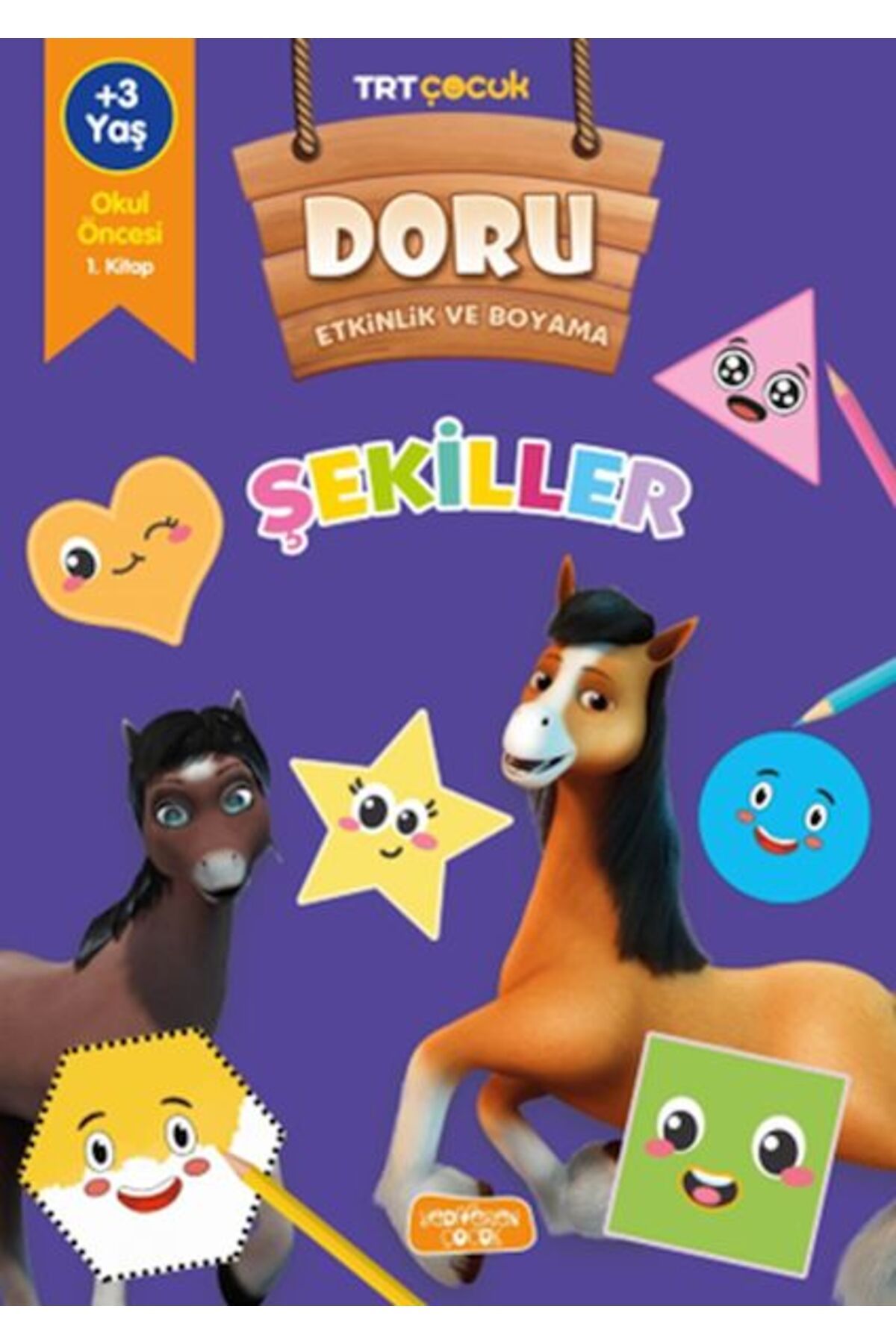 Türk Dil Kurumu Yayınları Doru Etkinlik ve Boyama - Şekiller