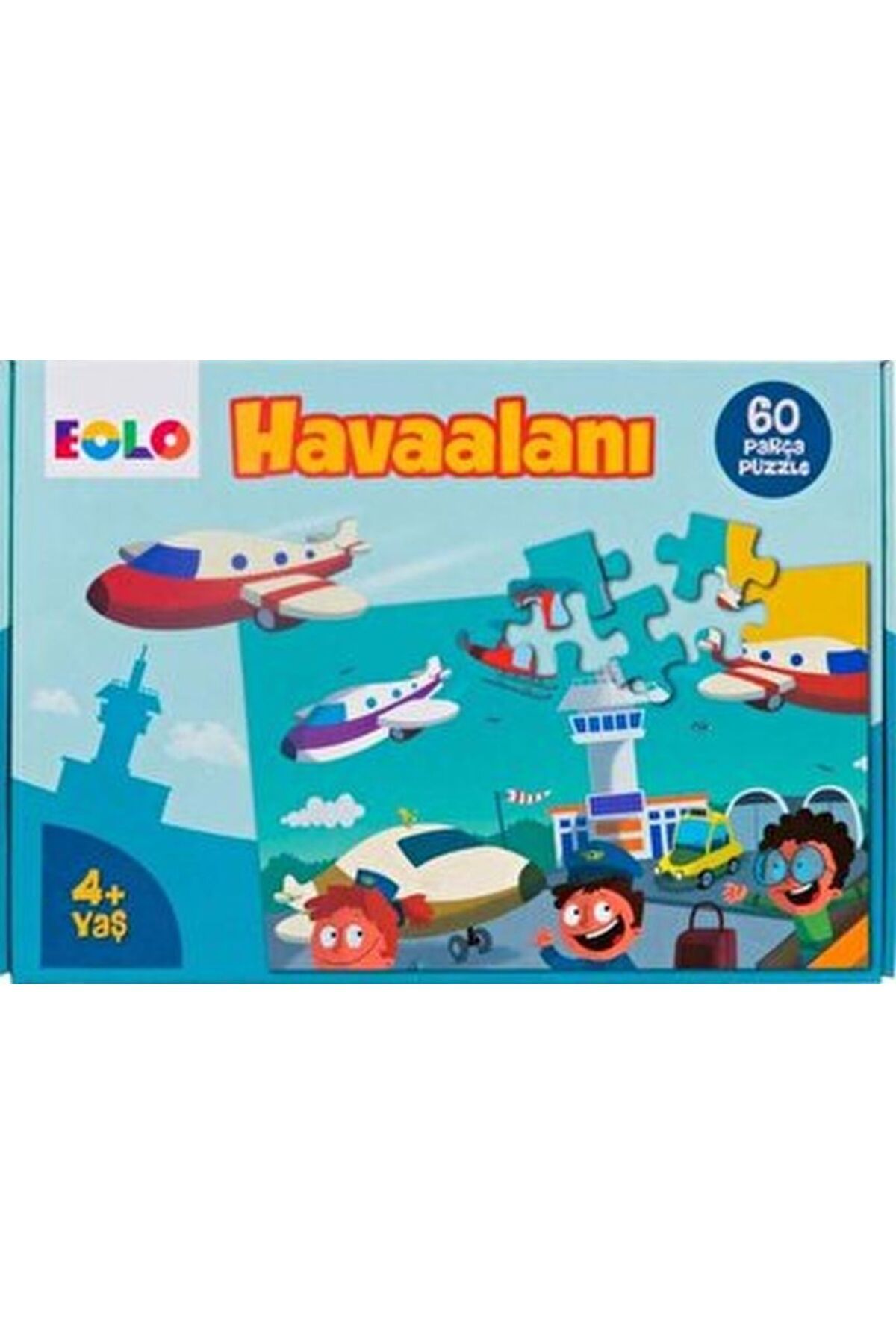 Destek Yayınları Yer Puzzle-60 Parça Puzzle - Havaalanı