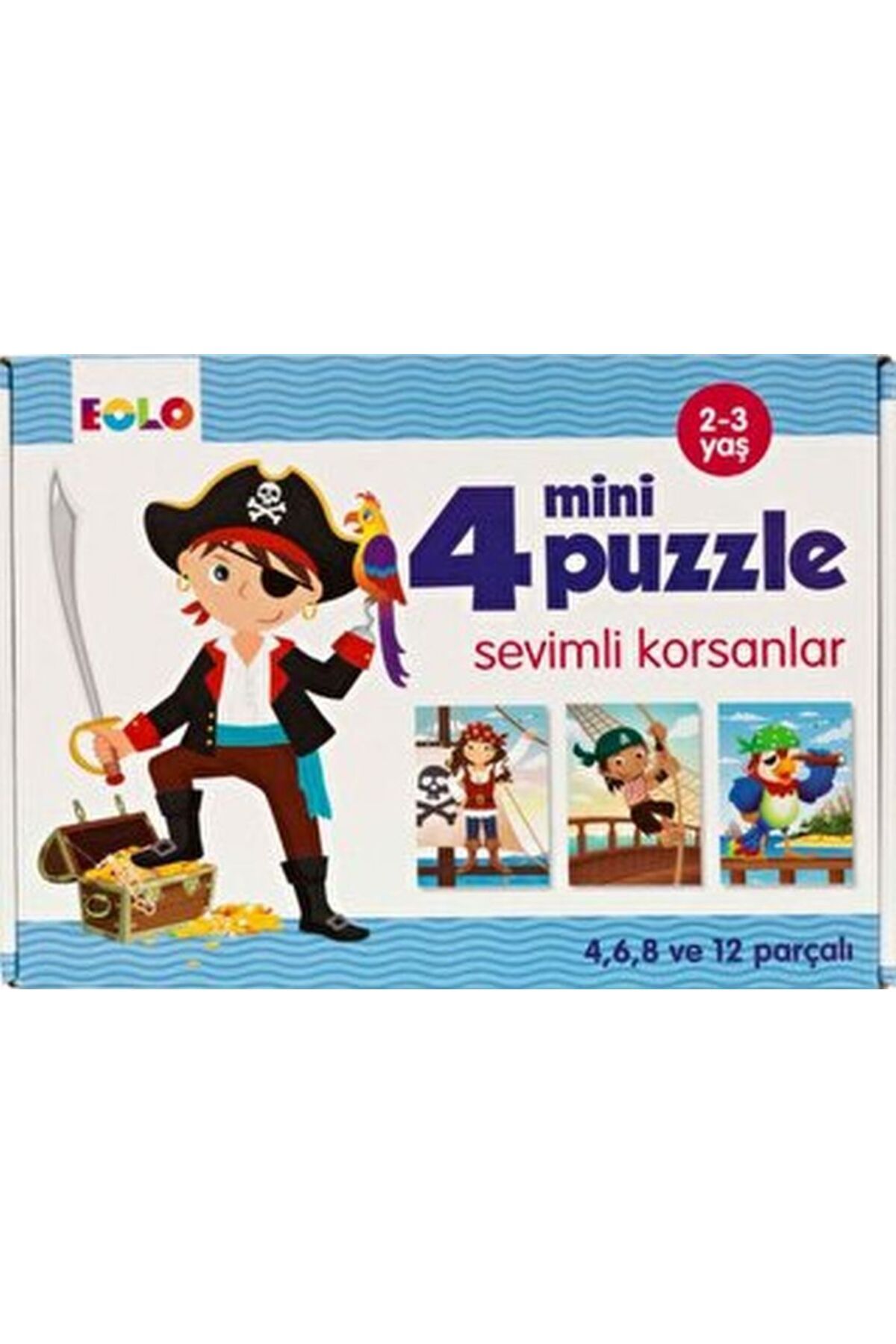 Karma Kitaplar Mini Puzzle-Sevimli Korsanlar