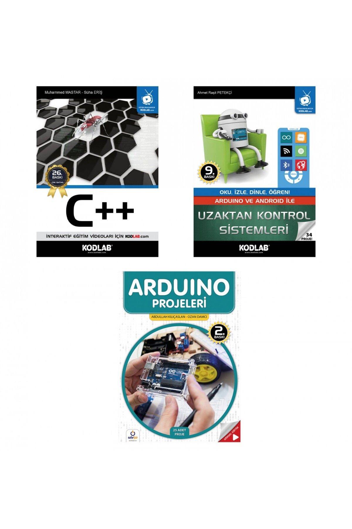 Kodlab Yayın Dağıtım hemenbugun ARDUINO İNOVASYON KOD VE KONTROL SETİ 2