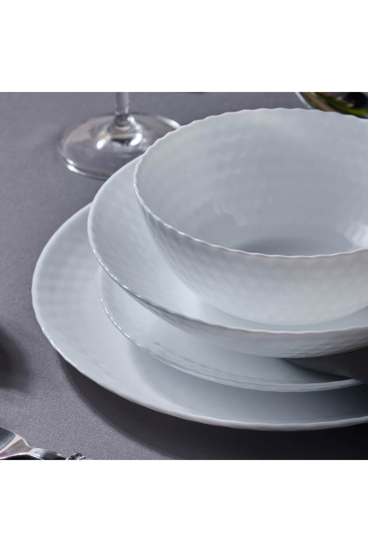 Karaca-White Diamond Opal Tafelservice, 6 Personen, 24-teilig 8
