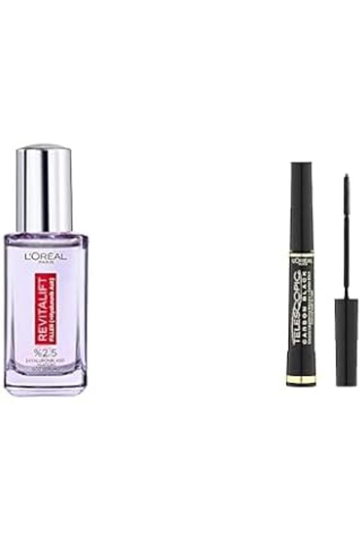 ebadi L’oréal Paris Reift Filler Aydınl Göz Serumu 20ml & Telescopic Carbon Black Maskara Makya