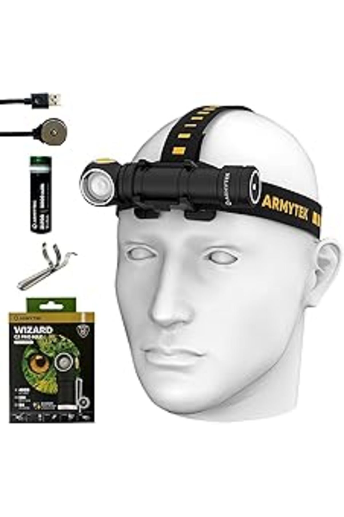 ebadi Armytek Sihirbazı C2 Pro Max X70.2 Led Mıknatıs Şarj Edilebilir Far 4000 Lümen W/Ücretsiz Eco Sen