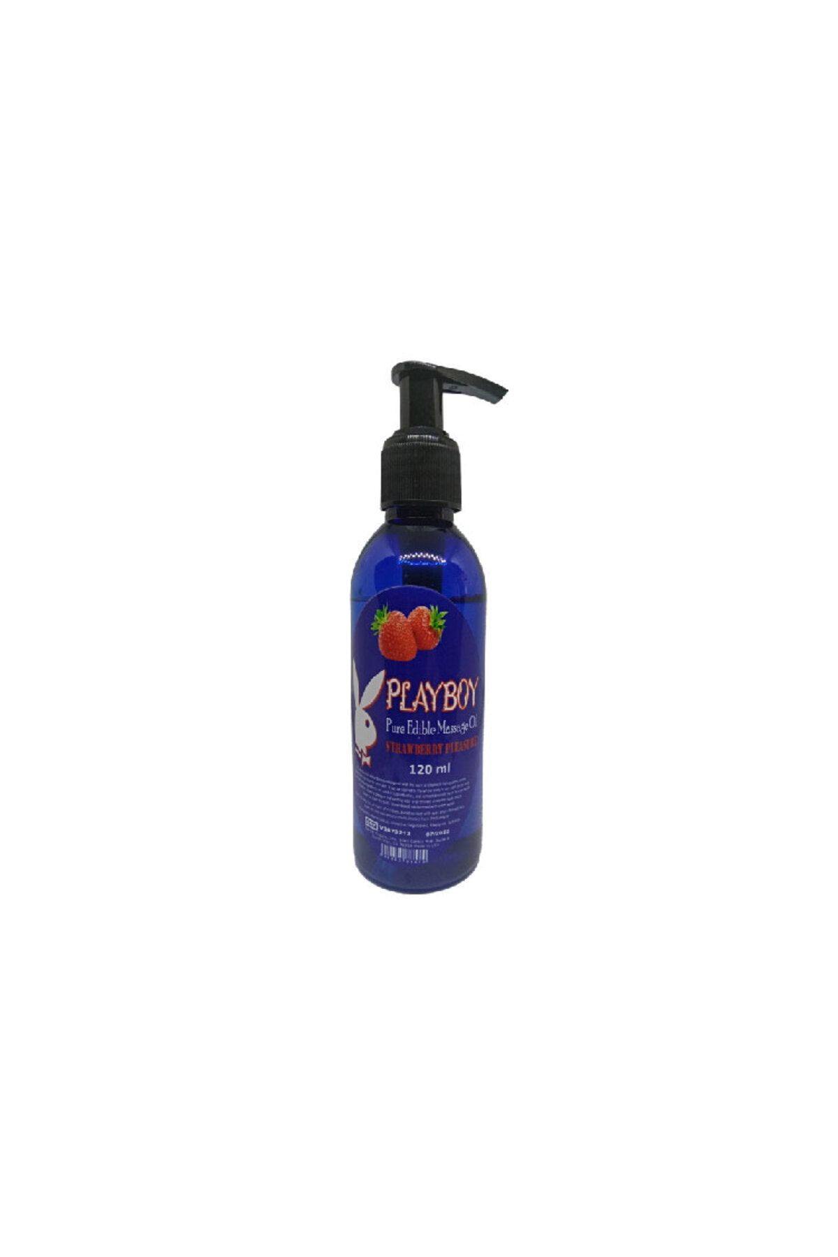 Playboy Pure Edible Strawberry Flavored Massage Oil 120 ml Çilek Aromalı Masaj Yağı