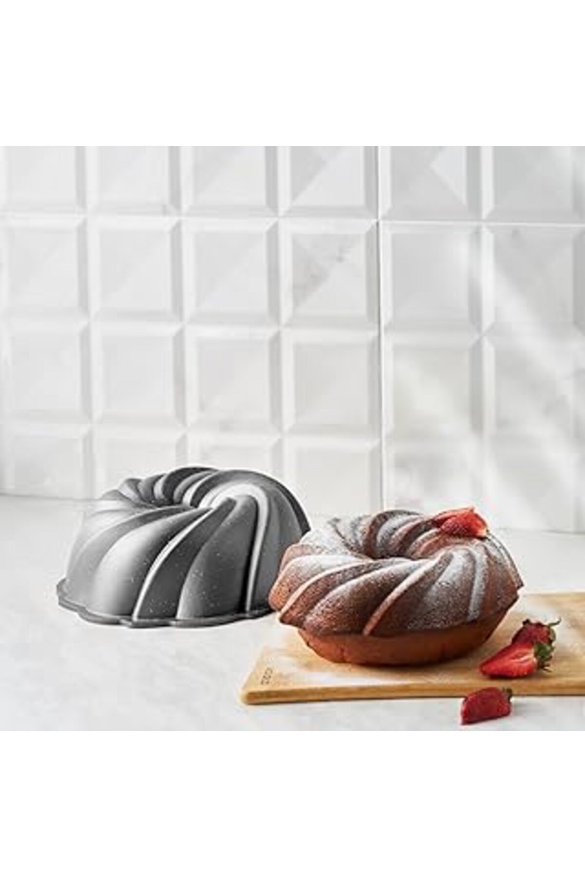 Pazarcan Karaca Cake Pro Pare Antrasit Döküm Kek Kalıbı