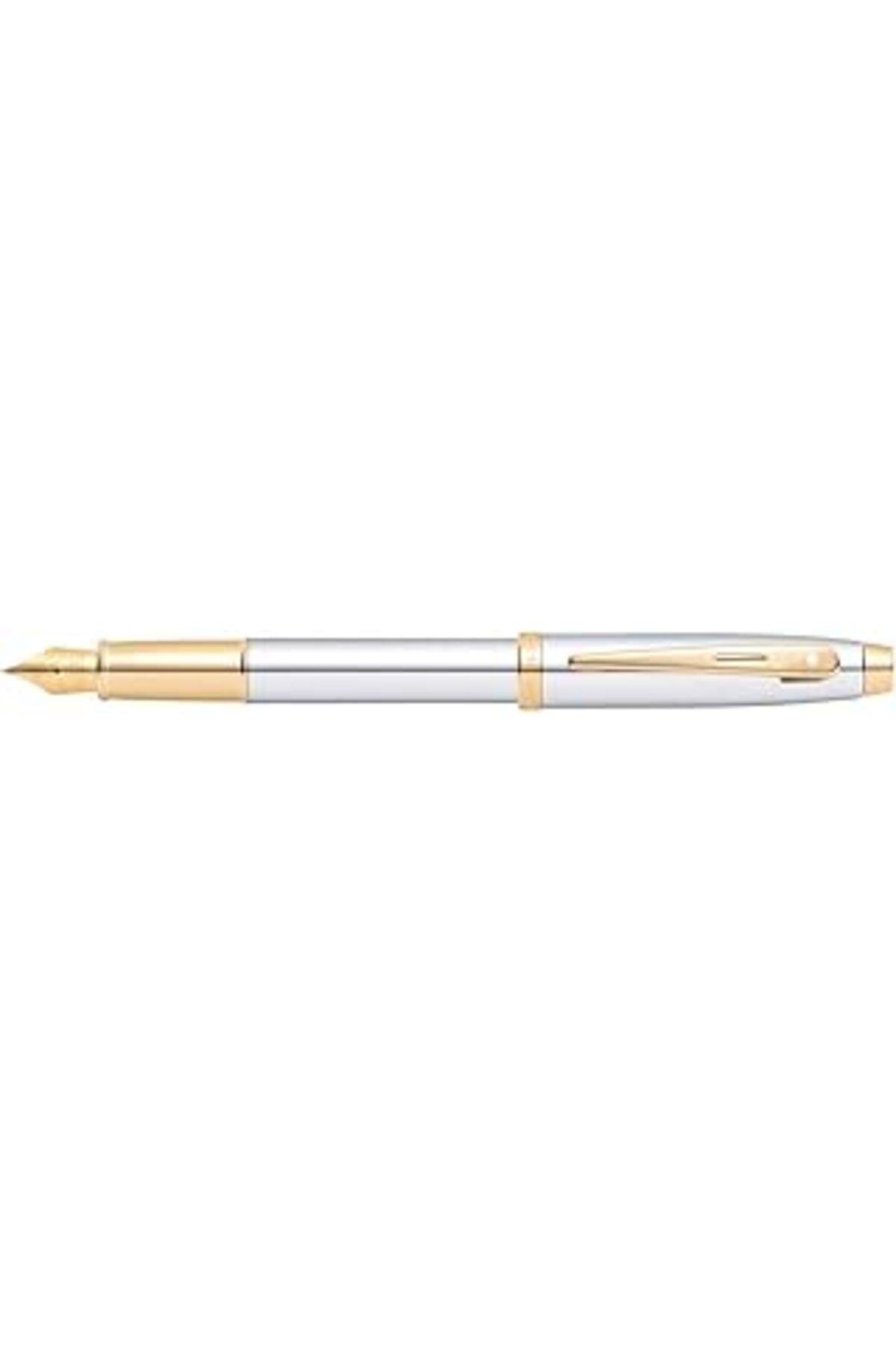Mu Art Sheaffer 9340-0 100 Serisi Dolma Kalem (M) Parlak Krom Altın