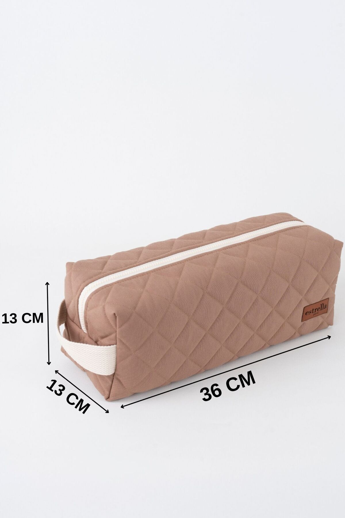 کیف مسافرتی و آرایشی مربعی COFFEE Dy-son Airwrap و سایز XL برای تمام ابزارهای حالت دهنده مو — قهوه‌ای PFD502 — تصویر 5 از 5