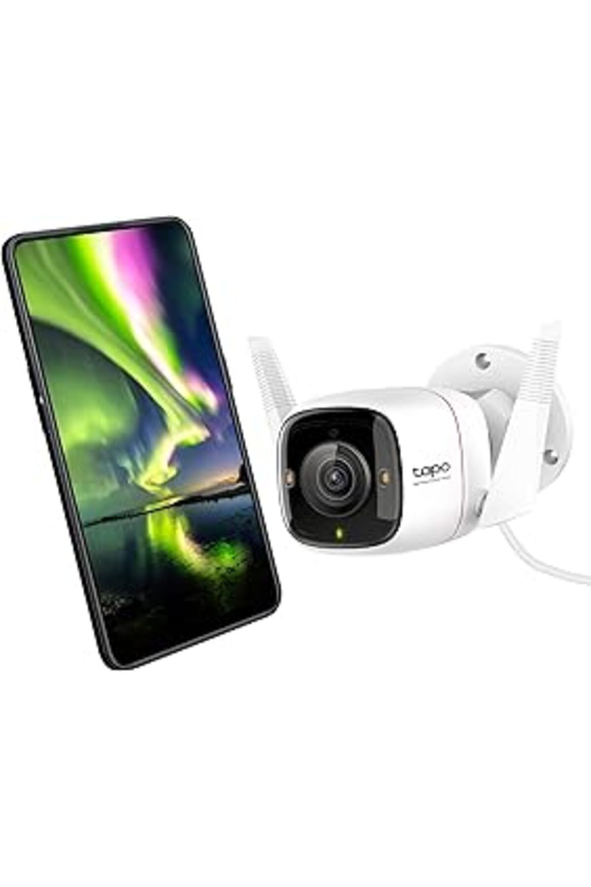 NZM TİCARET Tapo C325Wb, 2K 4Mp, Yapay Zeka Desteği, Hareket Tespit, Ip66 Su Geçirmez, Renkli Gece Görüşü, Çift