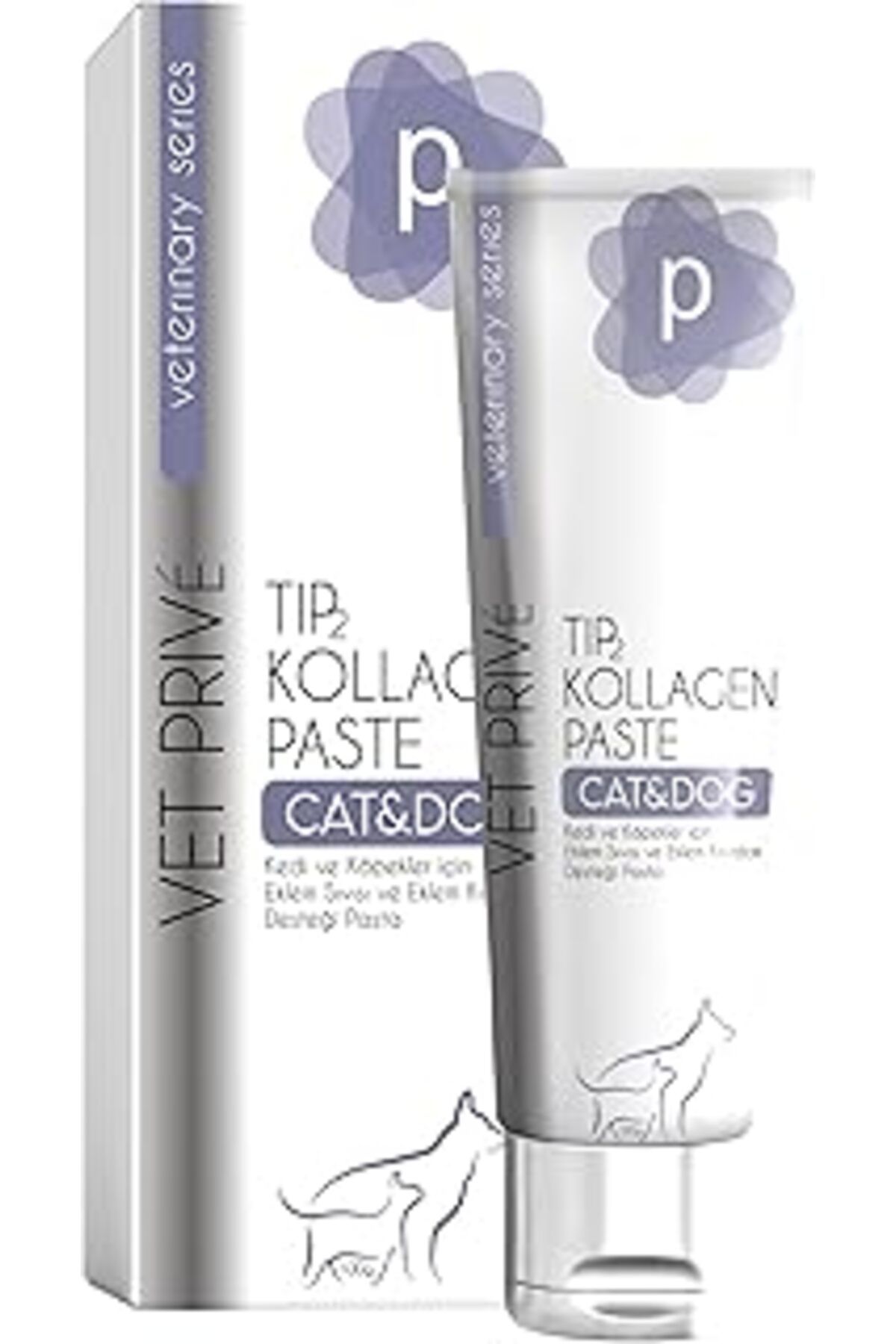 Mu Art Vetprive Tip 2 Kollegen Paste/Eklem Sivisi Ve Eklem Kikirdak Desteği Pasta 100 Gr