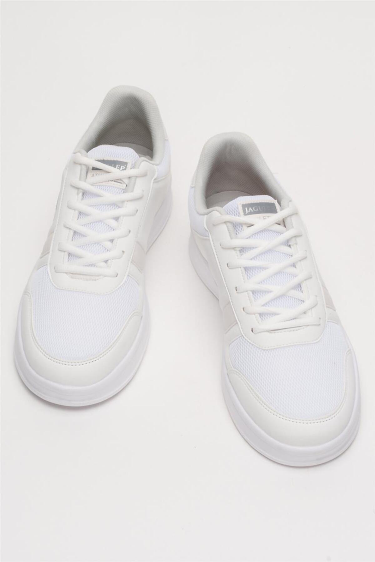 Erkek Günlük Sneaker Rahat Spor Ayakkabı BEYAZ — سفید 2732 — تصویر 6 از 7