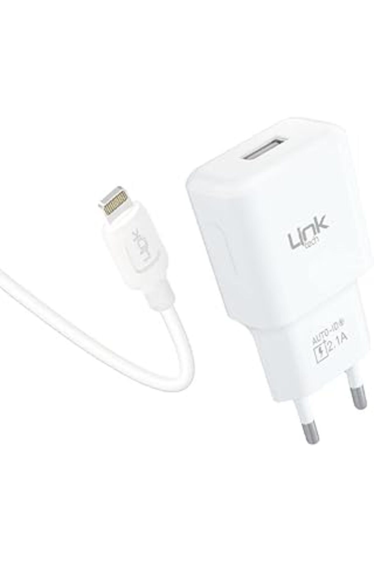Mu Art Linktech T442e Strong Eco Şarj Aleti Ve Lightning Kablo Set 2.1a