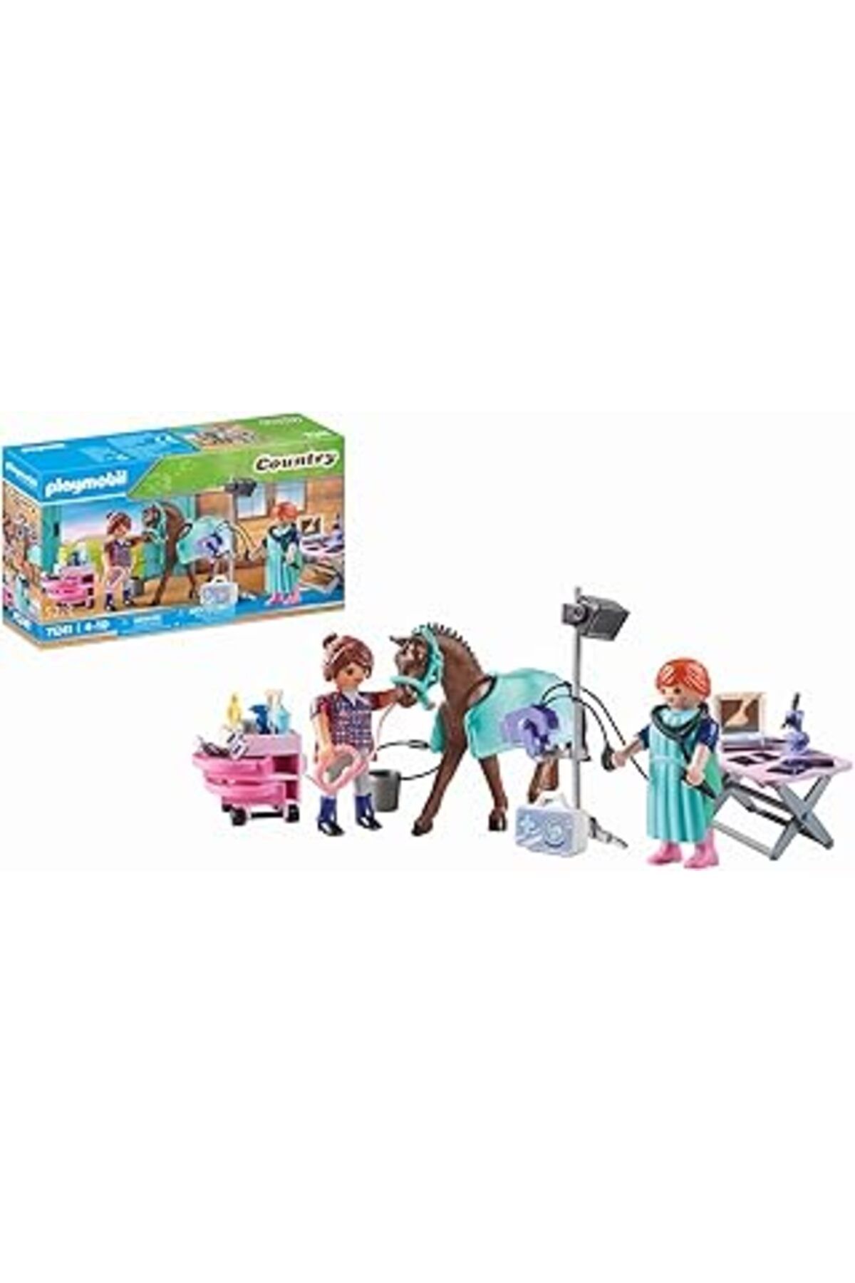 Genel Markalar Playmobil 71241 Country Atlar Için Veteriner, Midilli Çiftliği, At Oyuncakları, Eğlenceli, Yaratıcı
