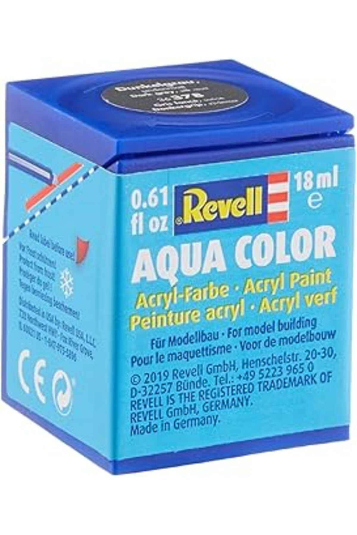Mu Art Ahşap Revell - Su Bazlı Maket Boyası Koyu Gri Ipek 18 ml (36378)