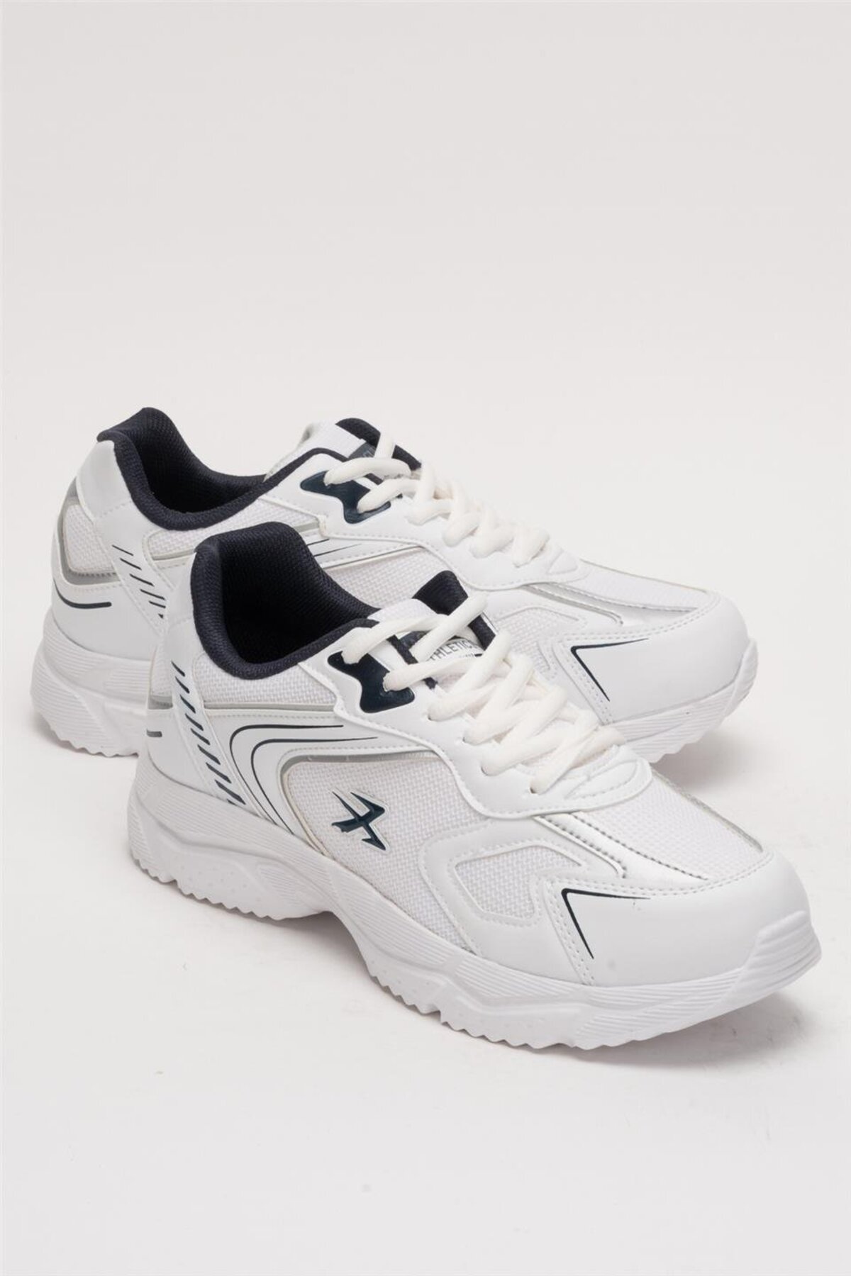Liger Unisex Su İtici Spor Ayakkabı BEYAZ - LACİVERT görsel 2