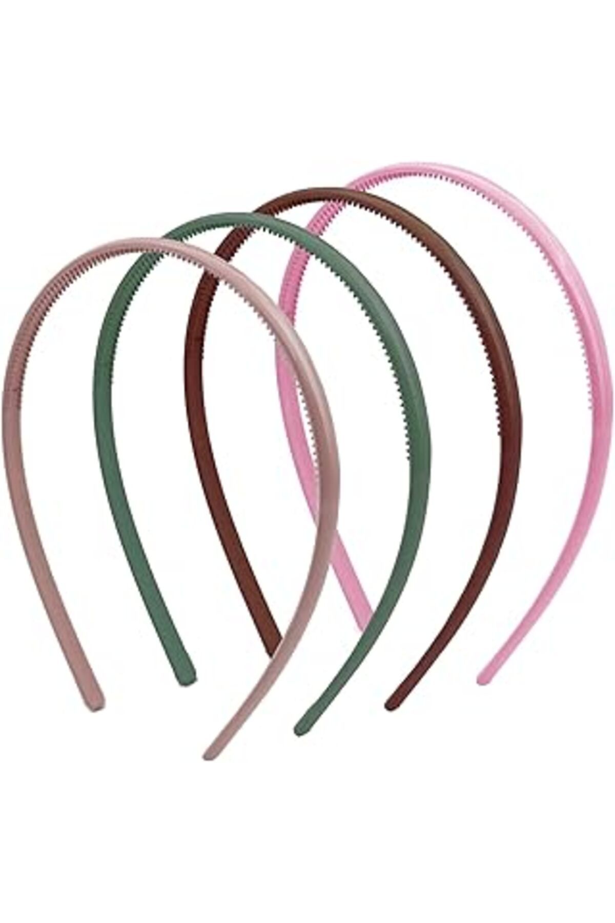 NZM TİCARET X Spring Saten Saç Bantları, 4'lü Paket, 3 Cm Genişliğinde, Kadınlar Ve Kızlar Için Kaymaz Moda Saç