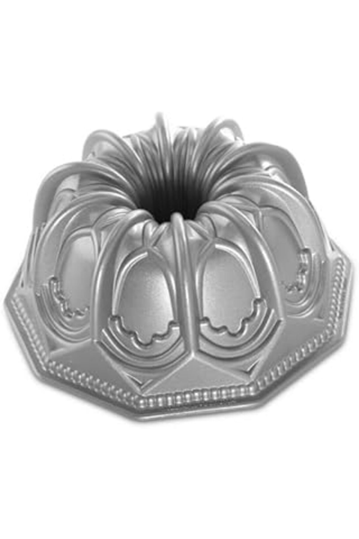 Pazarcan Nordic Ware Kek Kalıbı/Pasta Kalıbı/Motivbackform " – " Küçük Kubbe, Alüminyum, Gümüş, 24 X 24 X 10