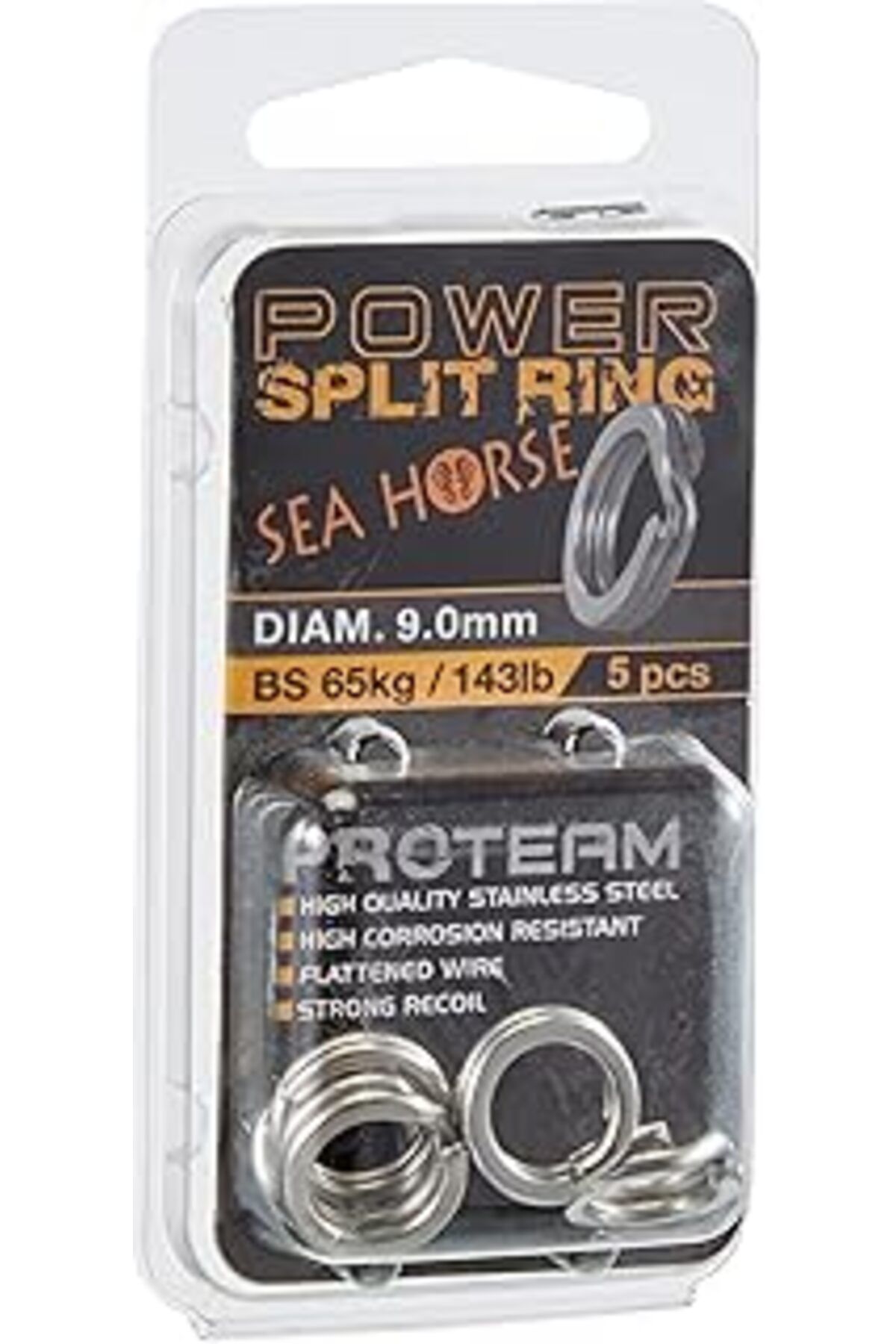 Pİ GLOBAL Sea Horse 001591 Sea Horse-halka-stainless Ring-5-5'lik Kutu 9,0mm