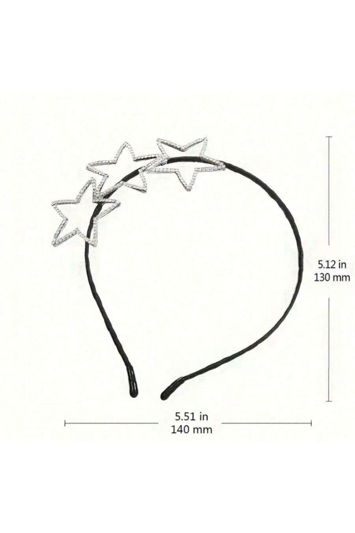 La Saade-Y2K Starry Stone Hair Clip Crown 3