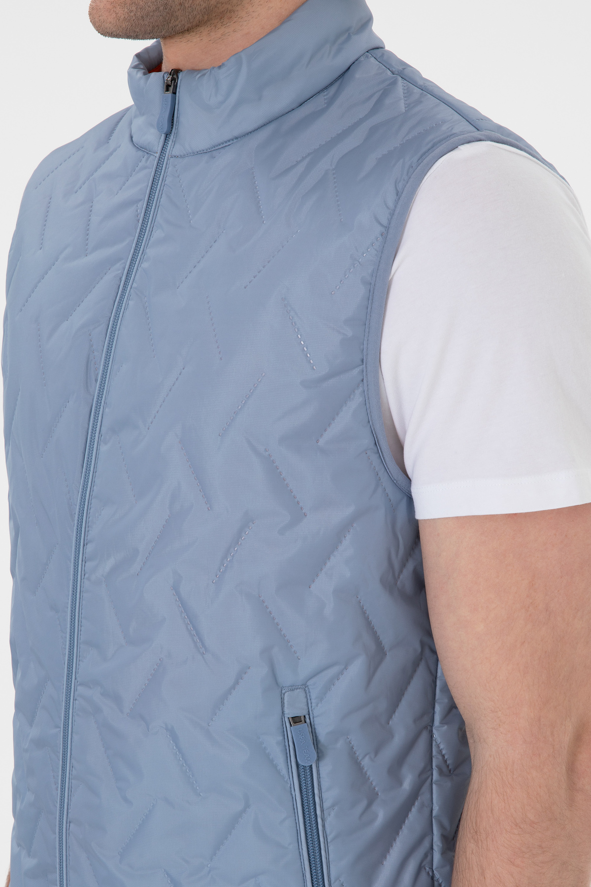 U.S. Polo Assn. Erkek Mavi Yelek 50299406-VR036 görsel 7