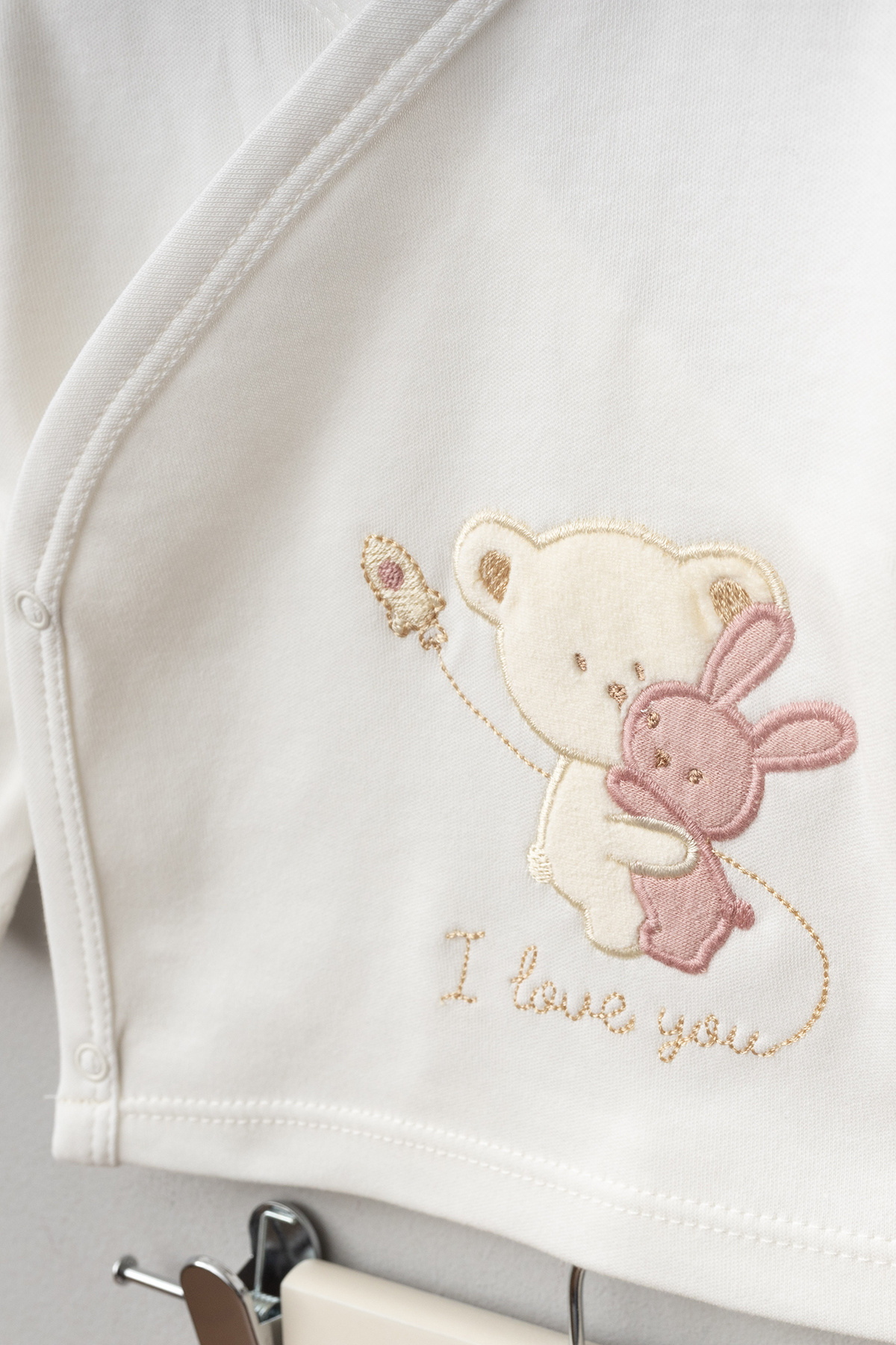 Bebitof Sarılan Ayıcık Desenli 10 Parça Kutulu Yenidoğan Hastane Çıkışı Zıbın Seti fotoğrafı 3 (önizleme)